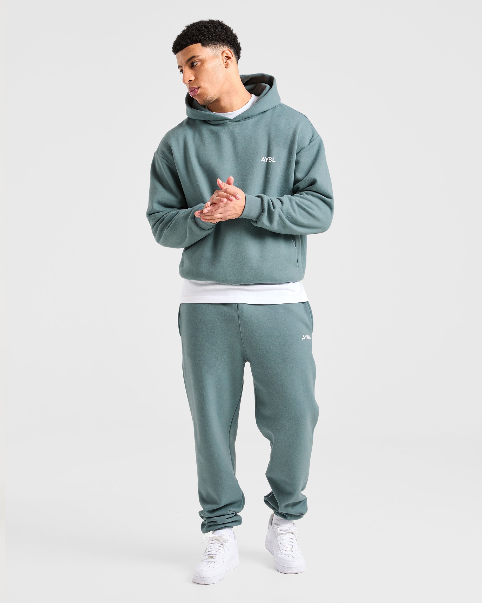 Essential Oversized Hoodie - Dusty Blue