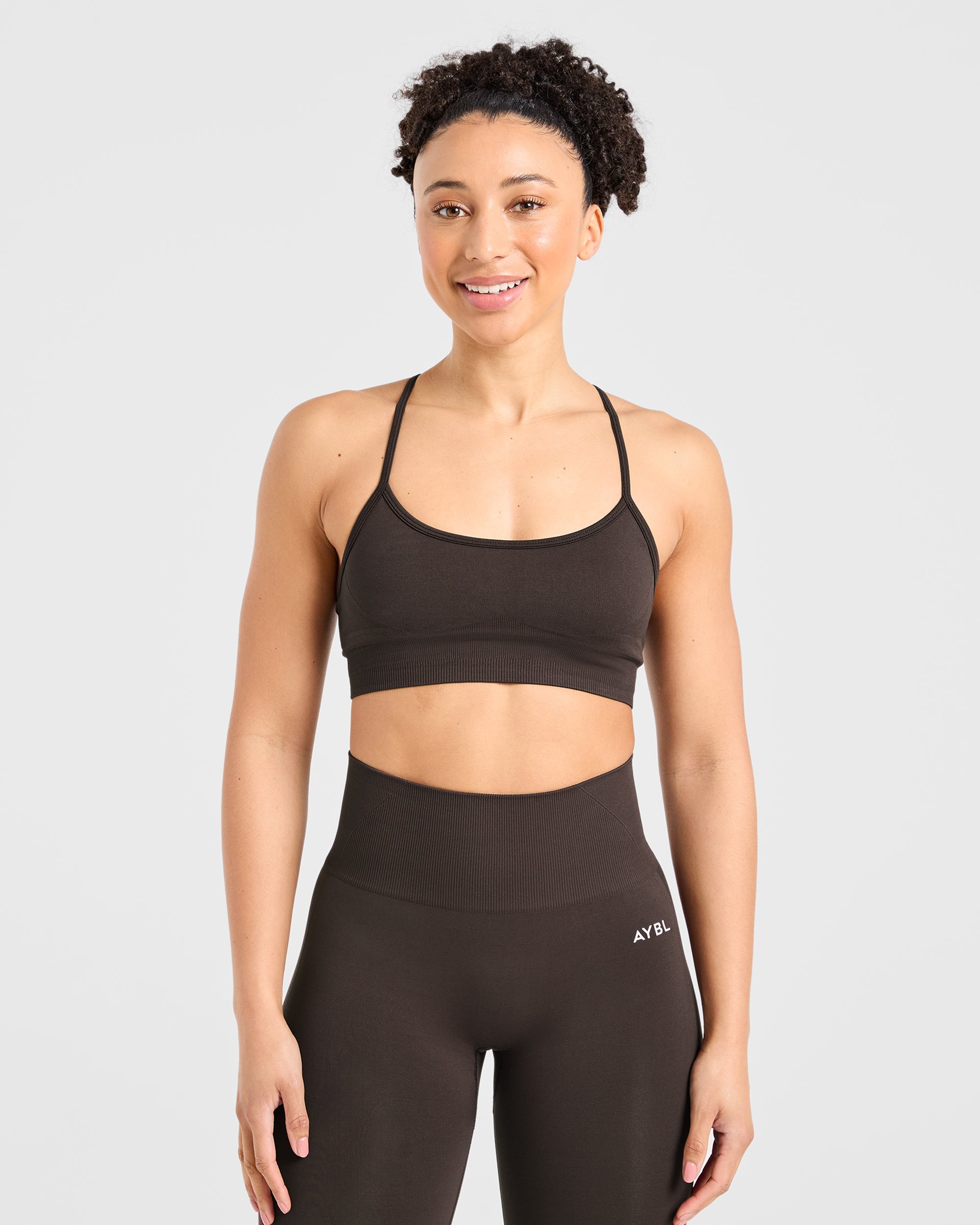 Empower Seamless Sports Bra - Cocoa Bruin