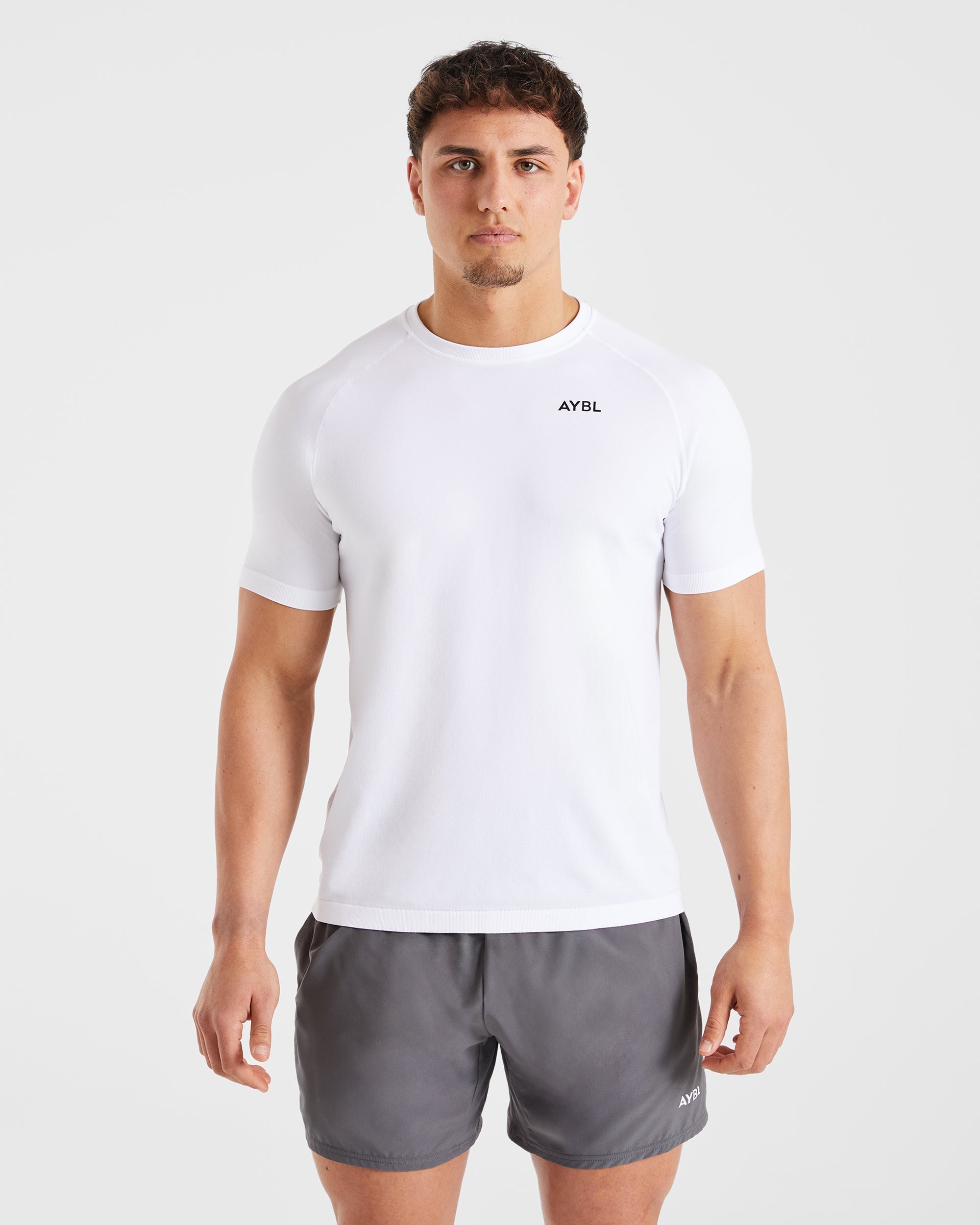 Ascend Seamless T Shirt - Wit