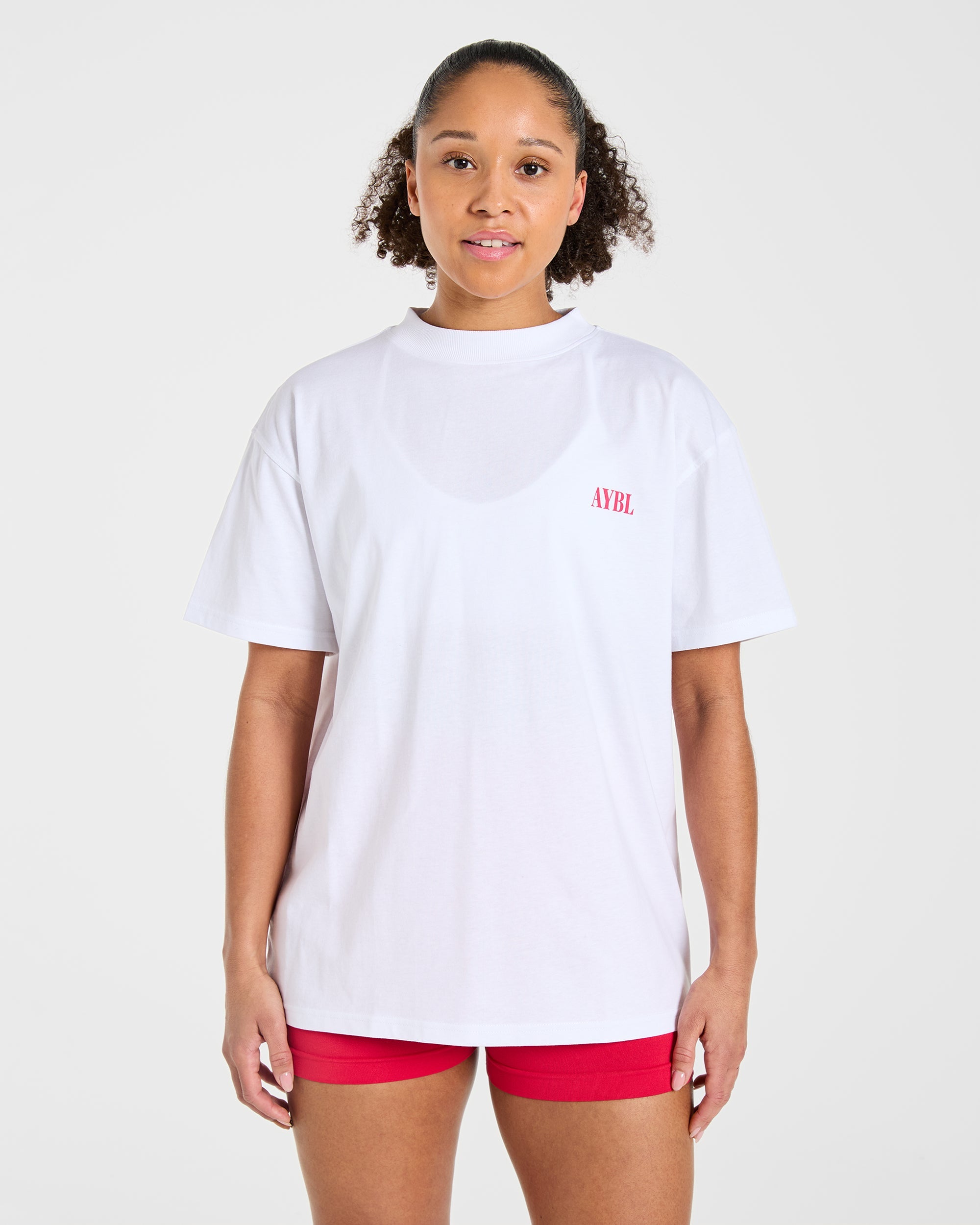 AYBL Studio Oversized T Shirt - Wit