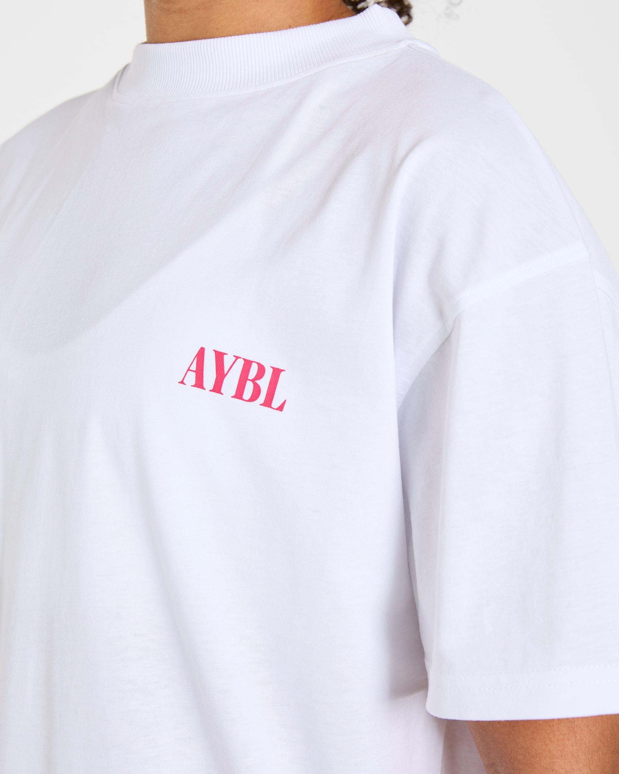 AYBL Strength Co Oversized T Shirt - Wit