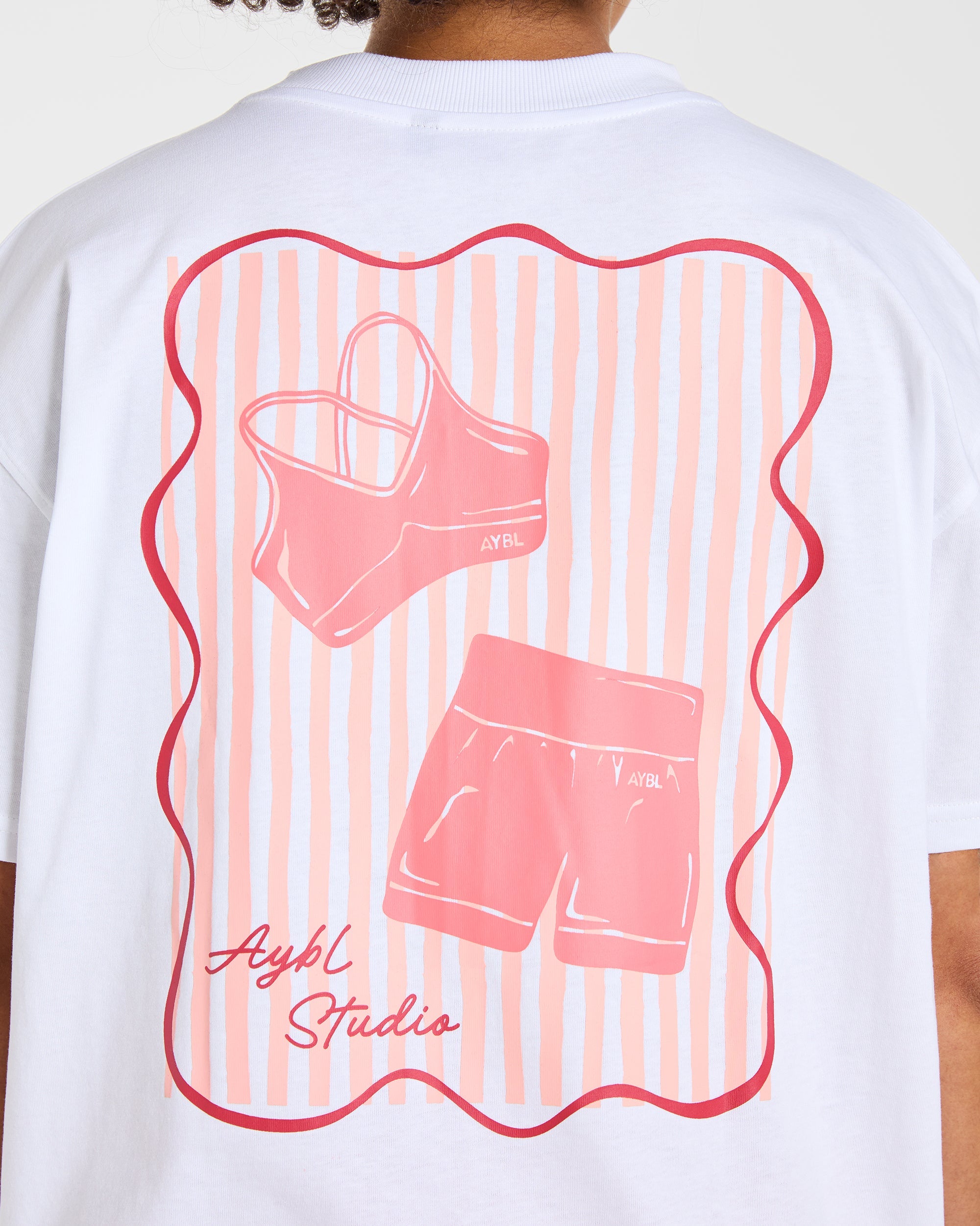 AYBL Studio Oversized T Shirt - Wit