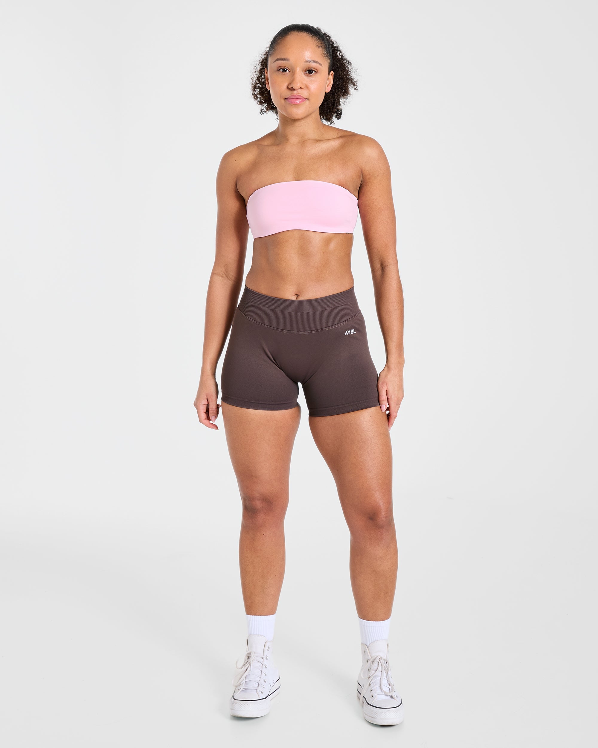 Essential Bandeau Sports Bra - Roze