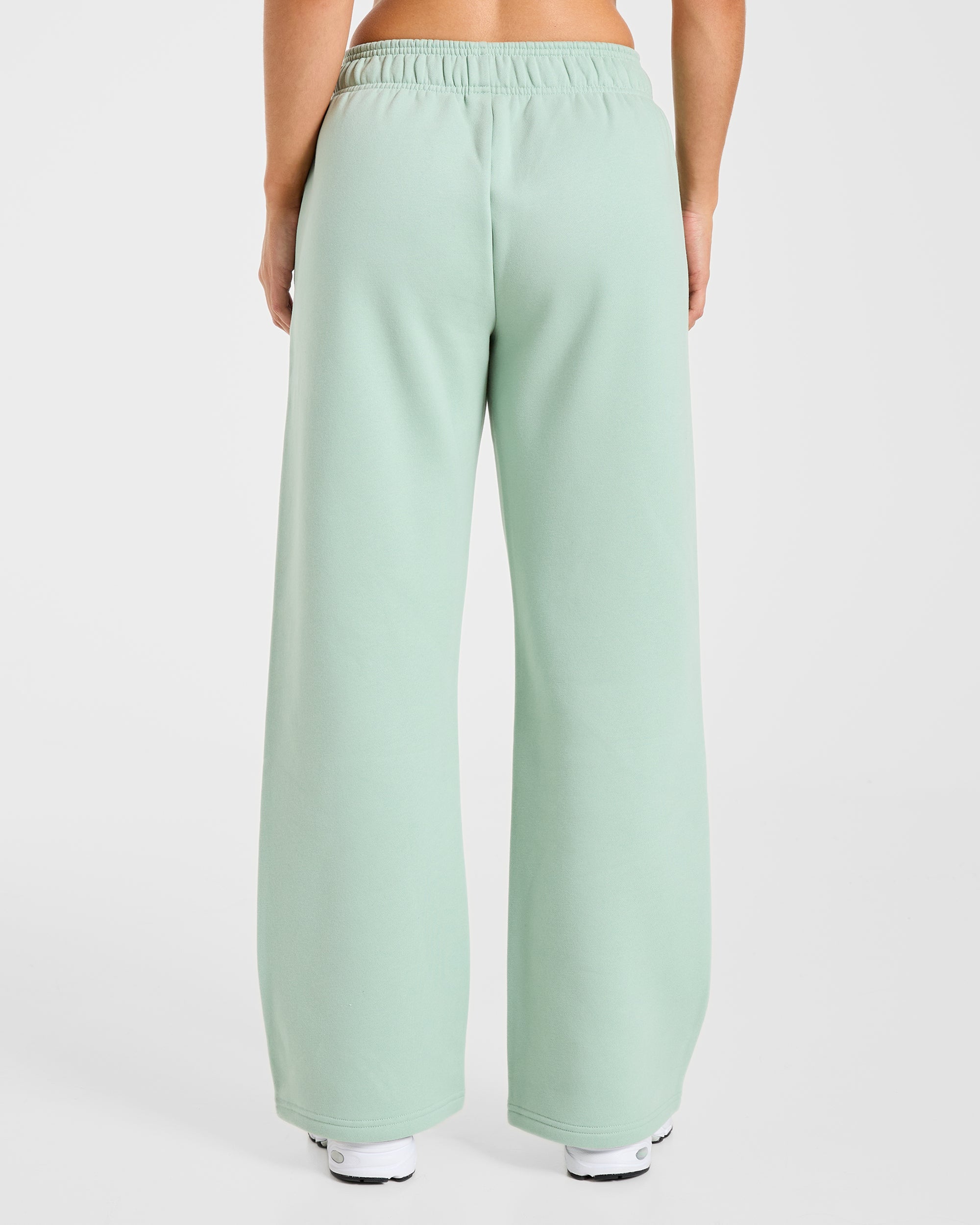 Varsity 2.0 Oversized Straight Leg Joggers - Sage Groen