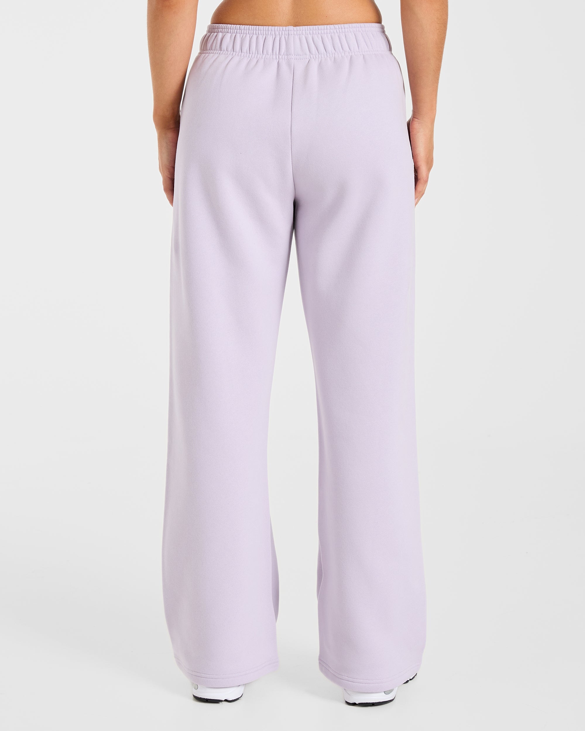 Varsity 2.0 Oversized Straight Leg Joggers - Lilac