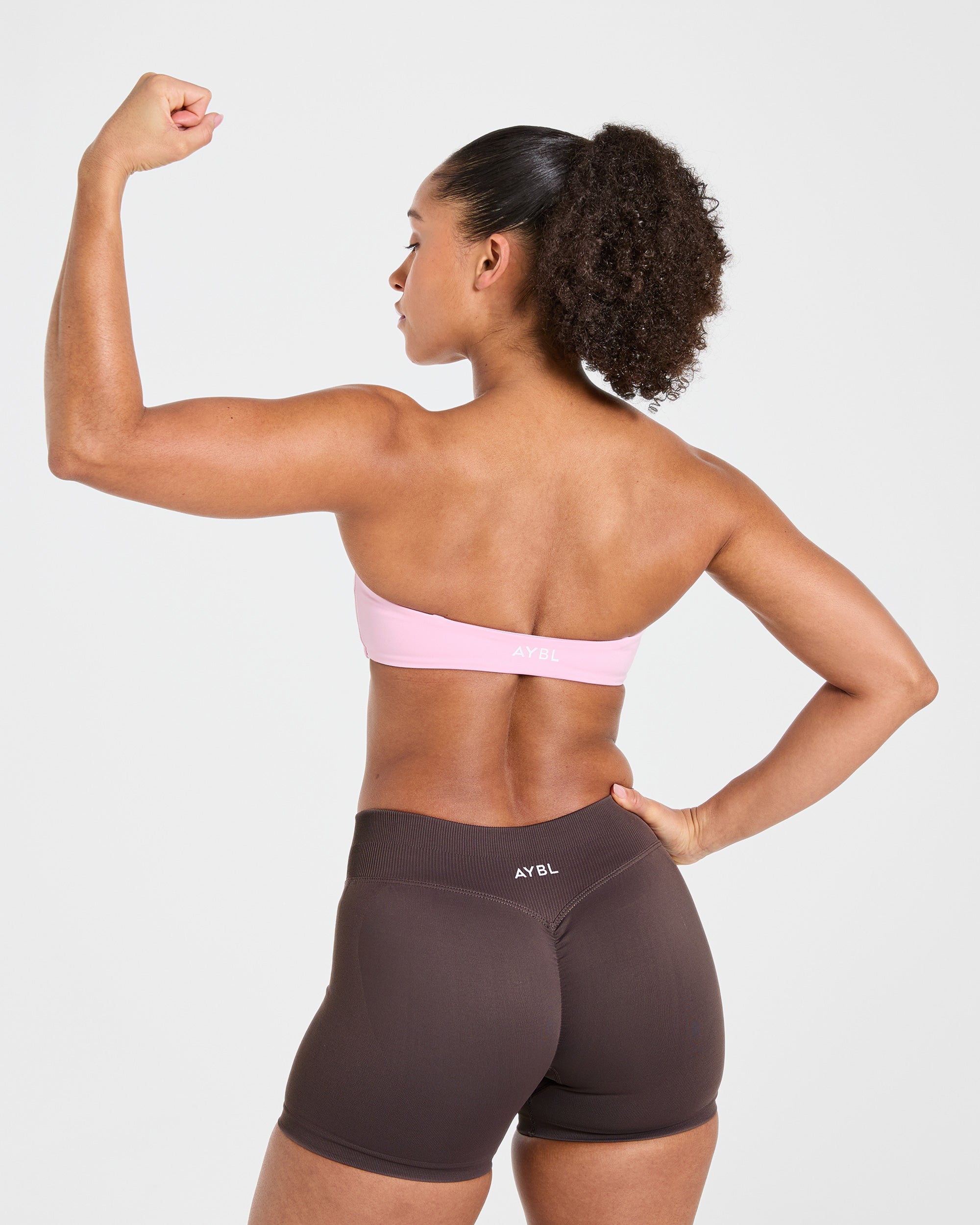 Essential Bandeau Sports Bra - Roze
