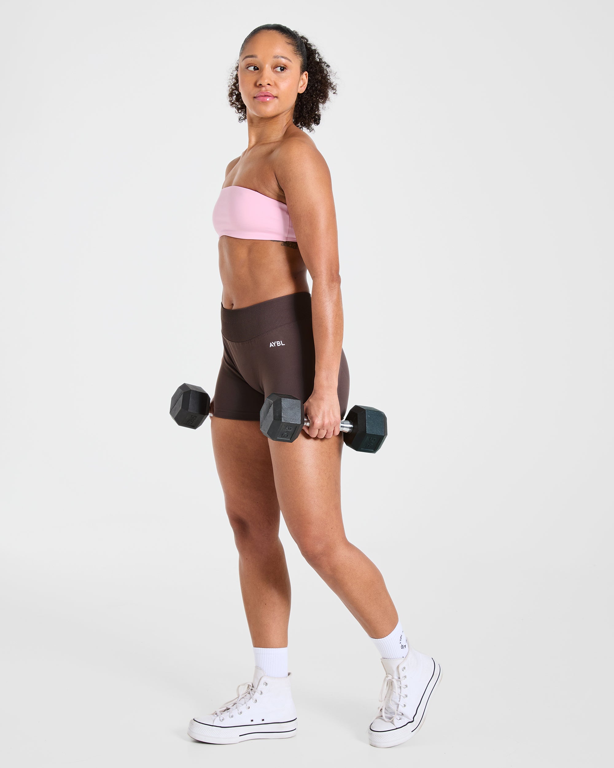 Essential Bandeau Sports Bra - Roze