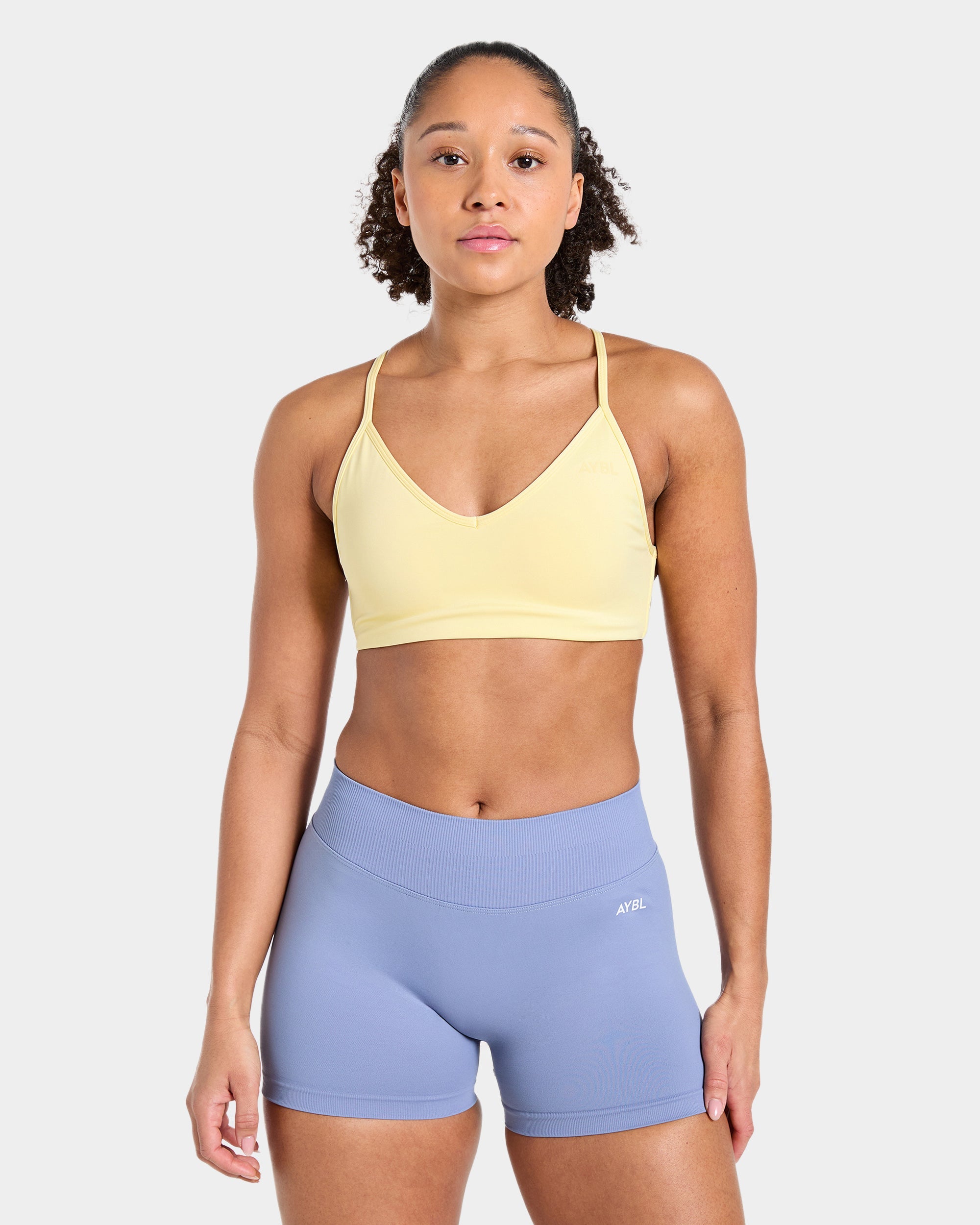 Essential Crossback Sports Bra - Geel