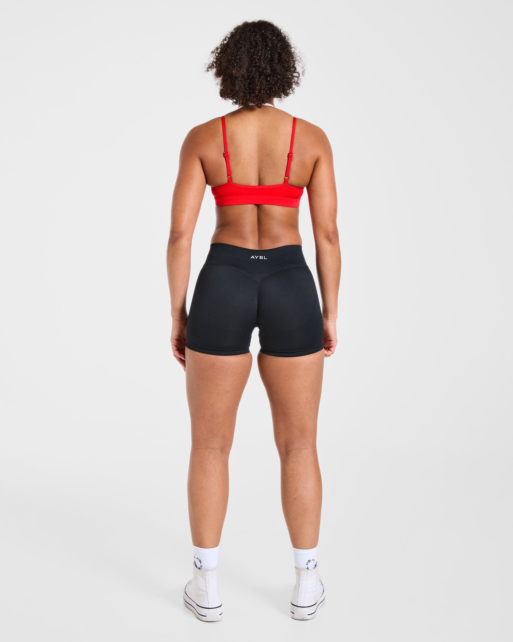 Essential Double Layer Sports Bra - Vibrant Rood