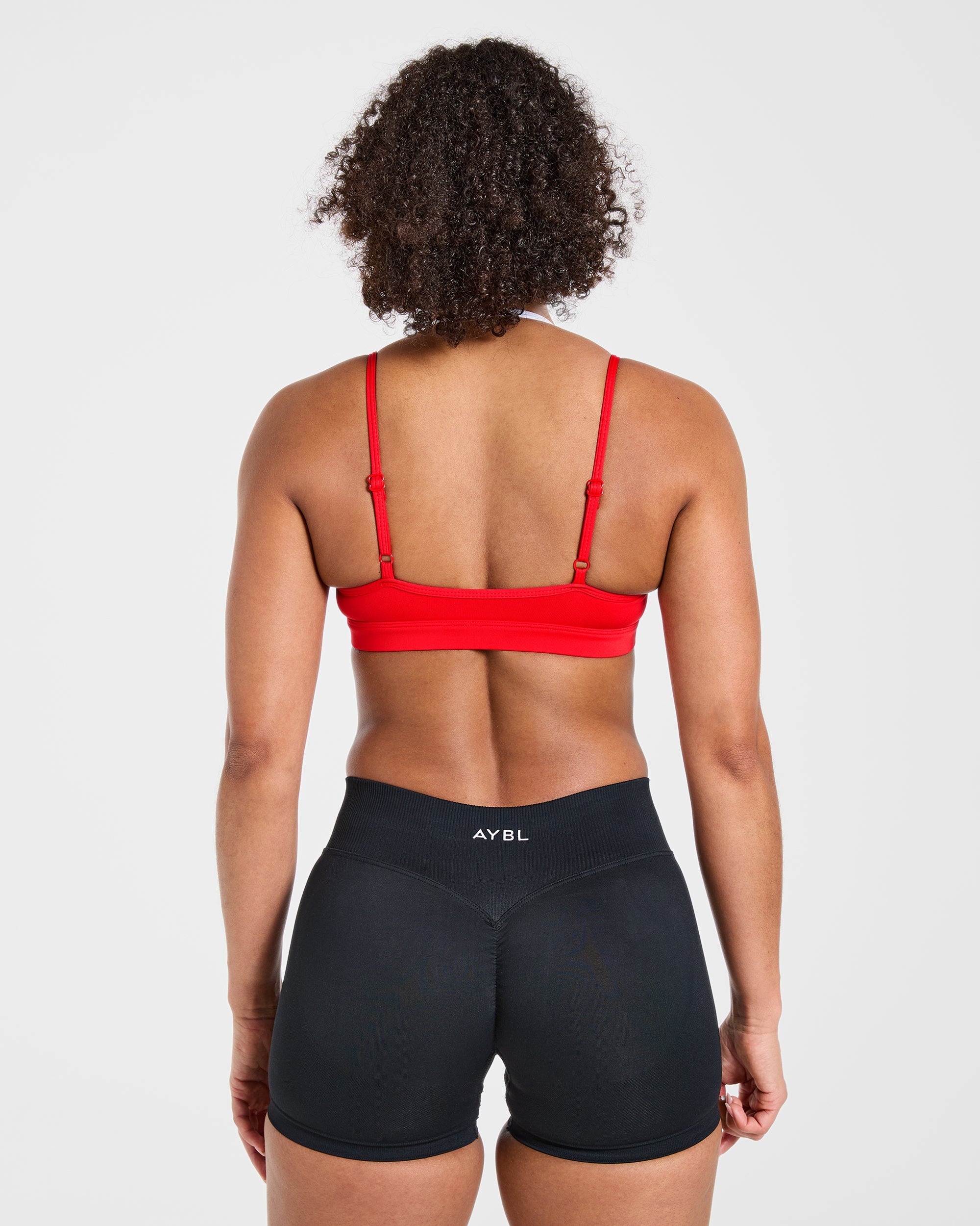 Essential Double Layer Sports Bra - Vibrant Rood