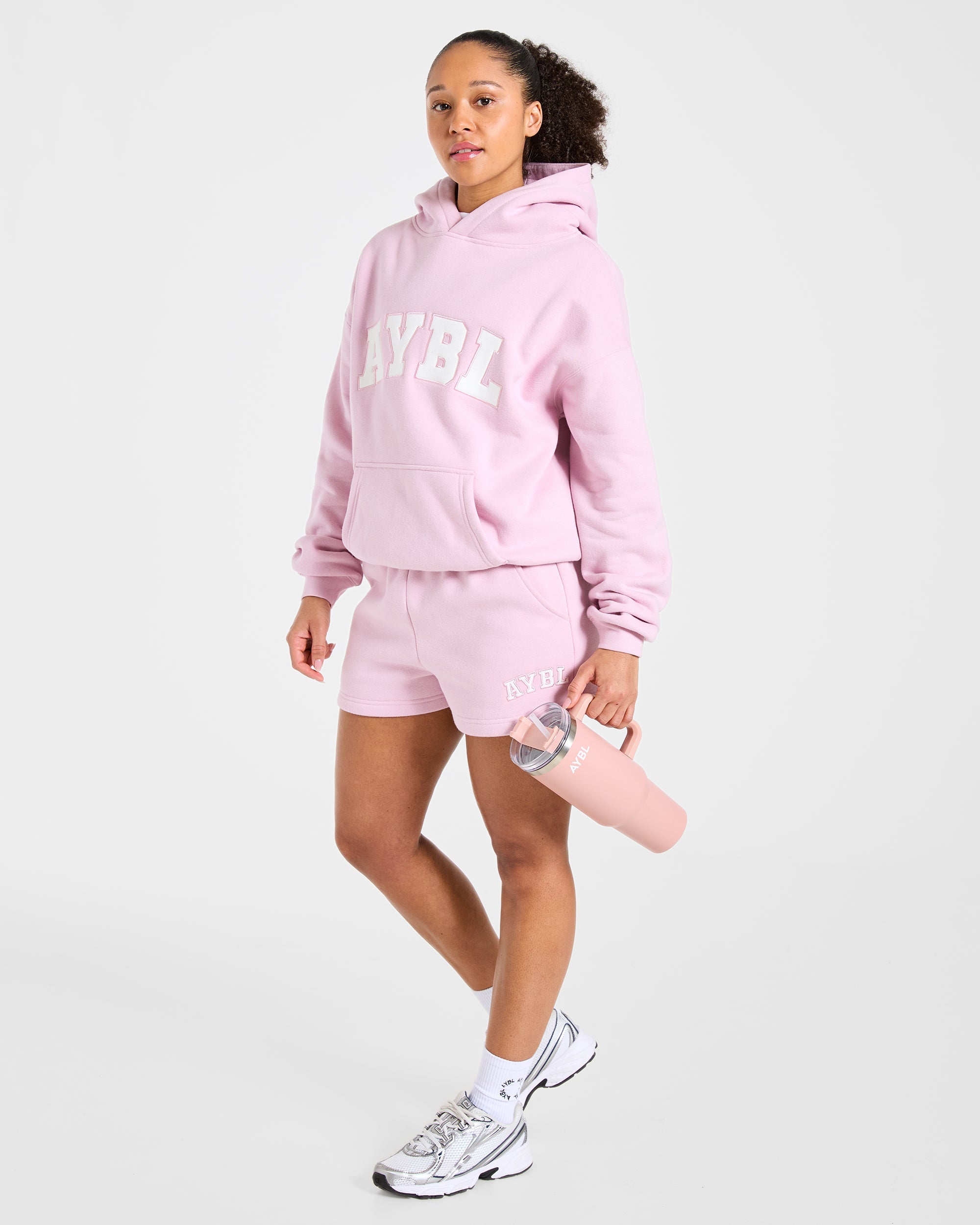 Varsity 2.0 Oversized Shorts - Iced Roze