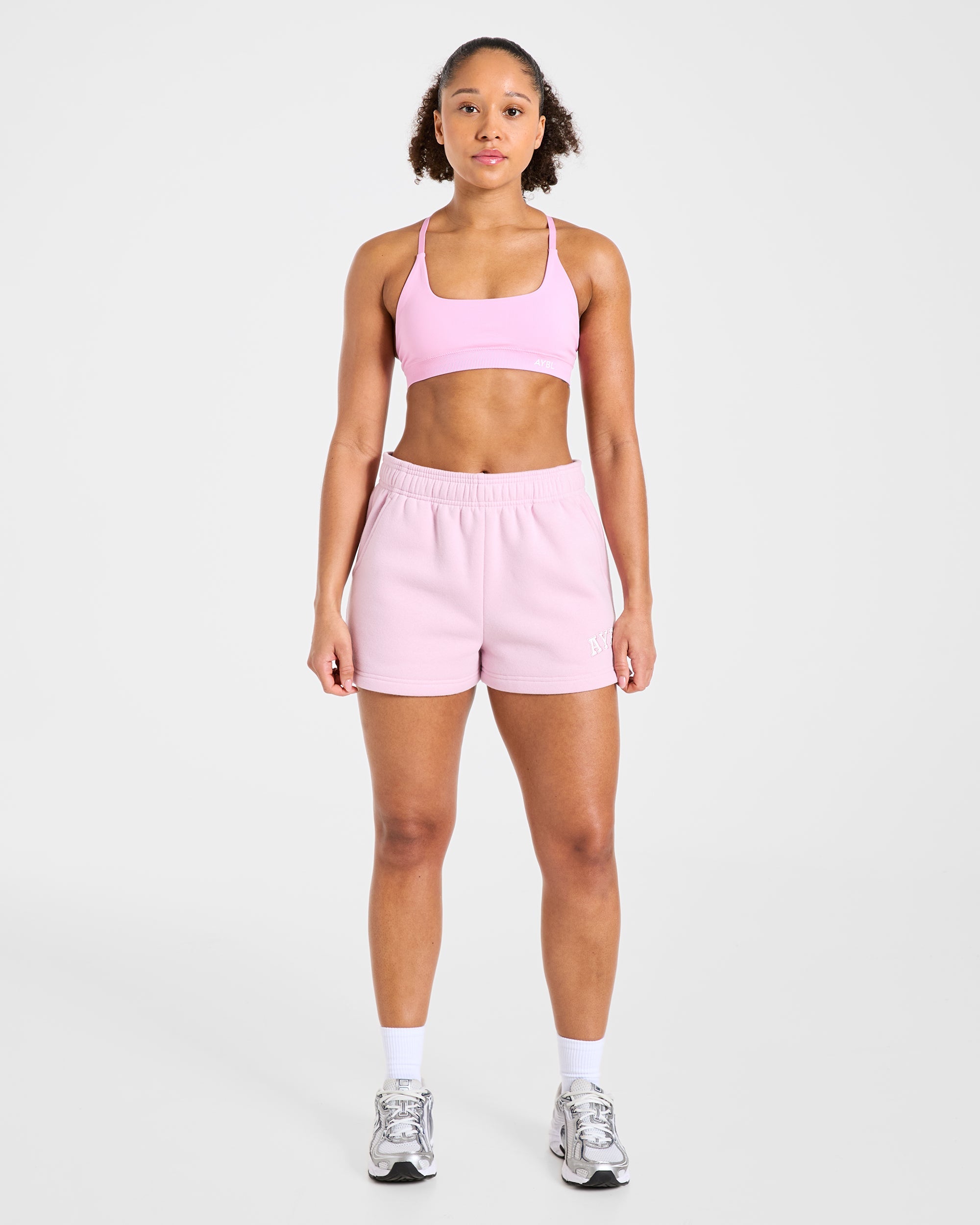 Varsity 2.0 Oversized Shorts - Iced Roze
