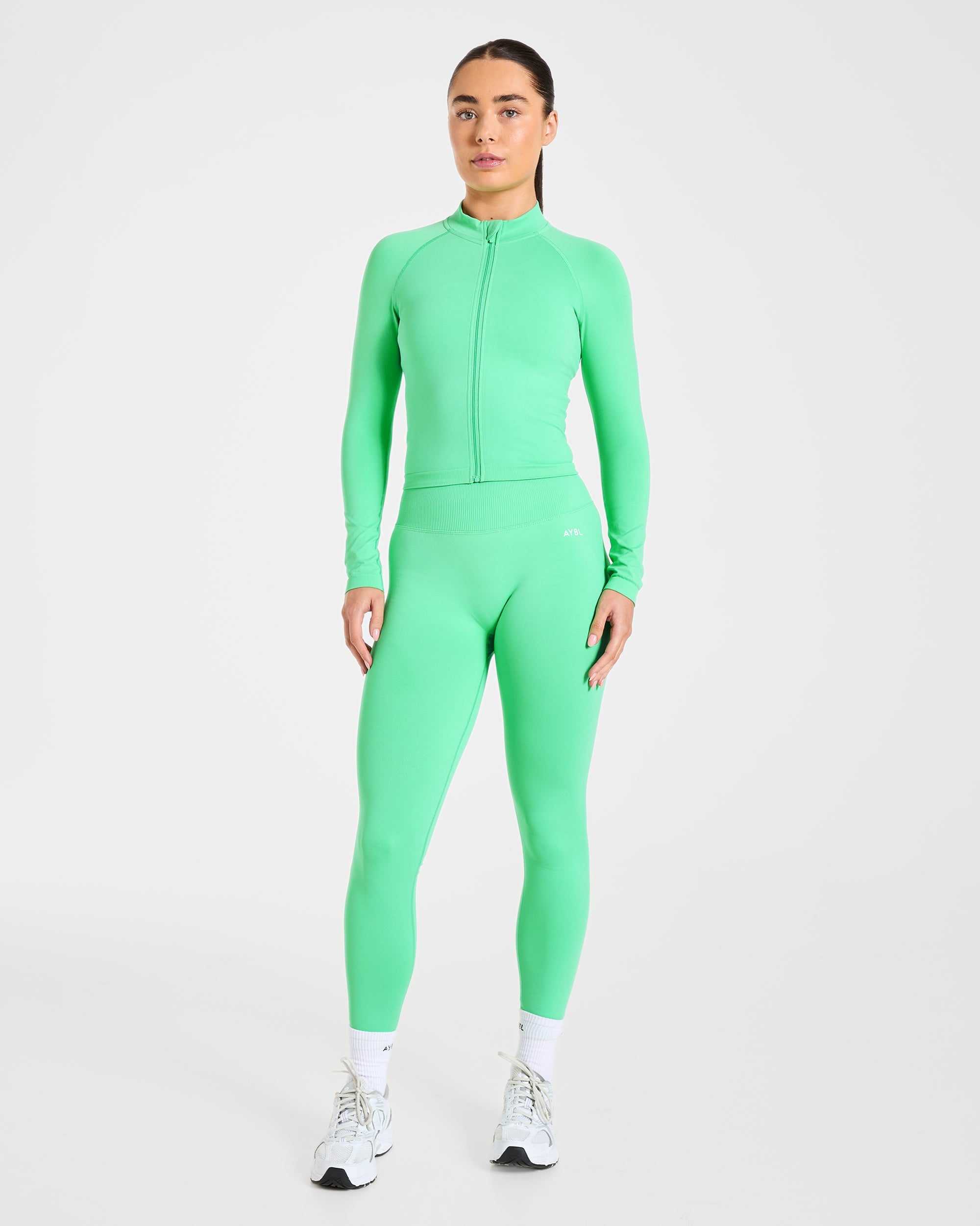 Enhance Seamless Jacket - Mint Groen