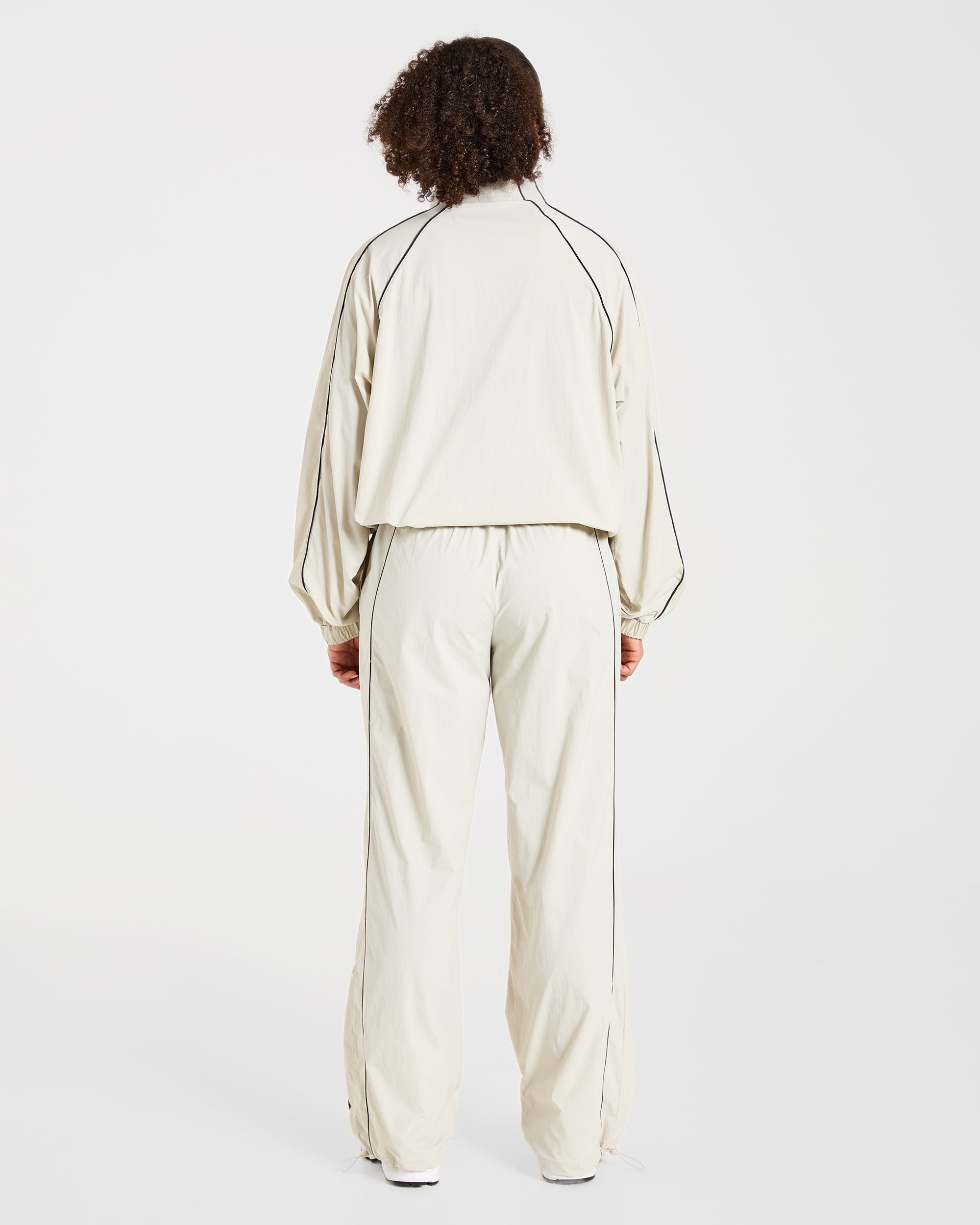 Retro Track Jacket - Off Wit