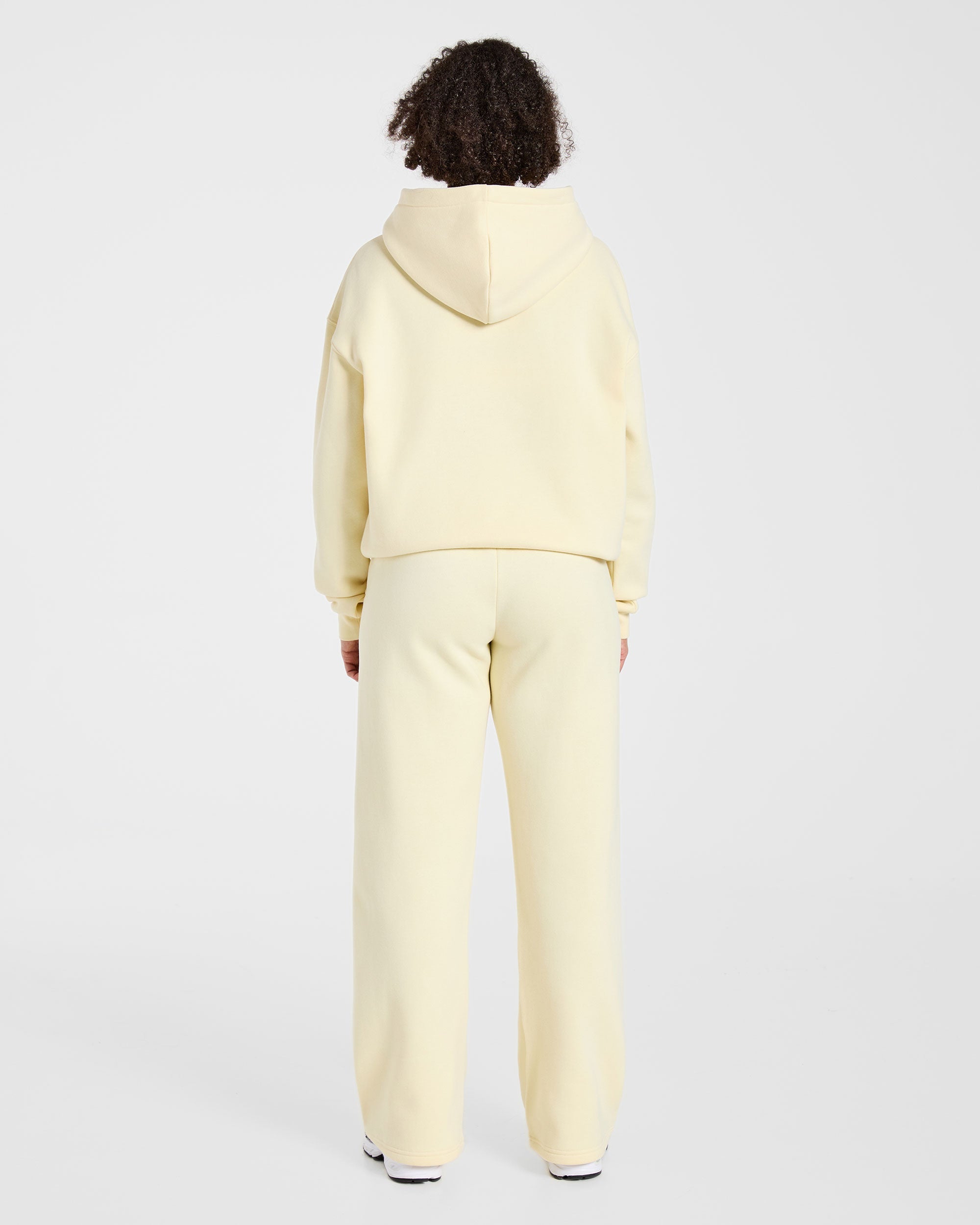 Varsity 2.0 Oversized Hoodie - Butter Geel