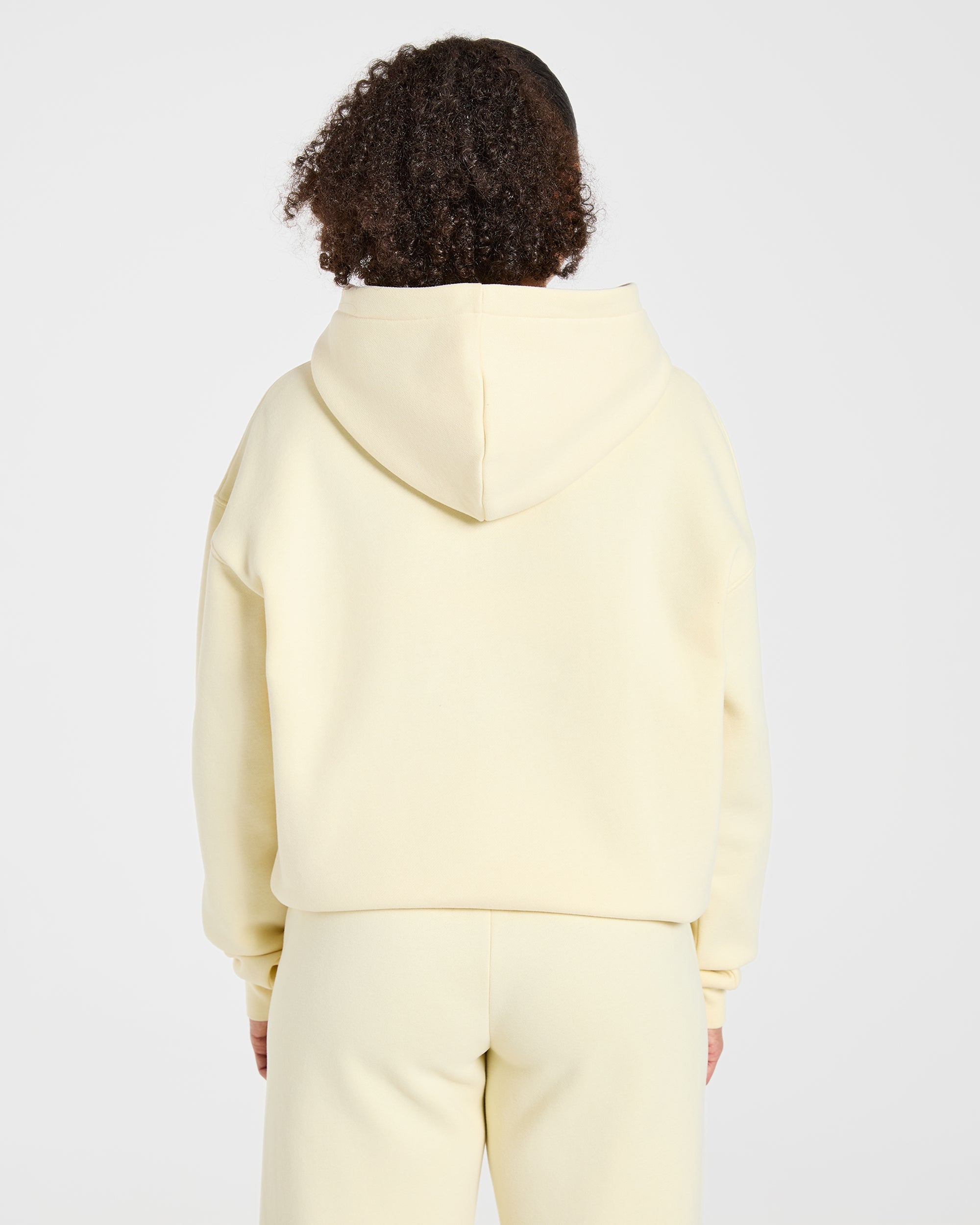 Varsity 2.0 Oversized Hoodie - Butter Geel