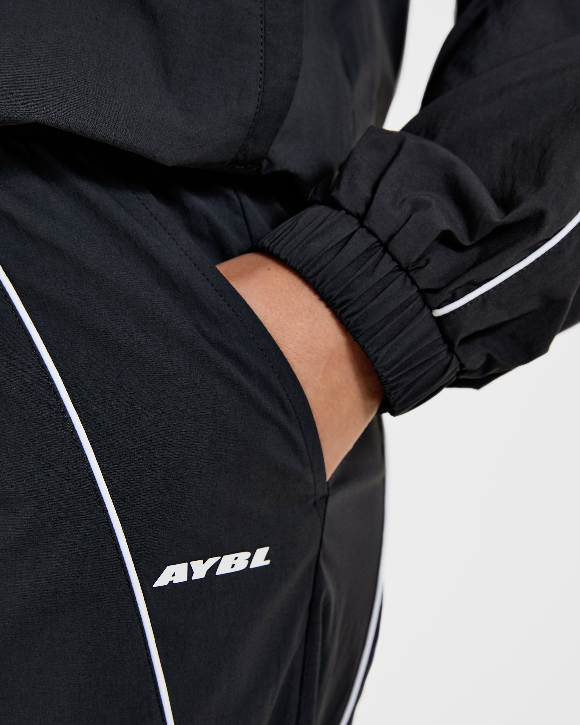 Retro Track Joggers - Zwart