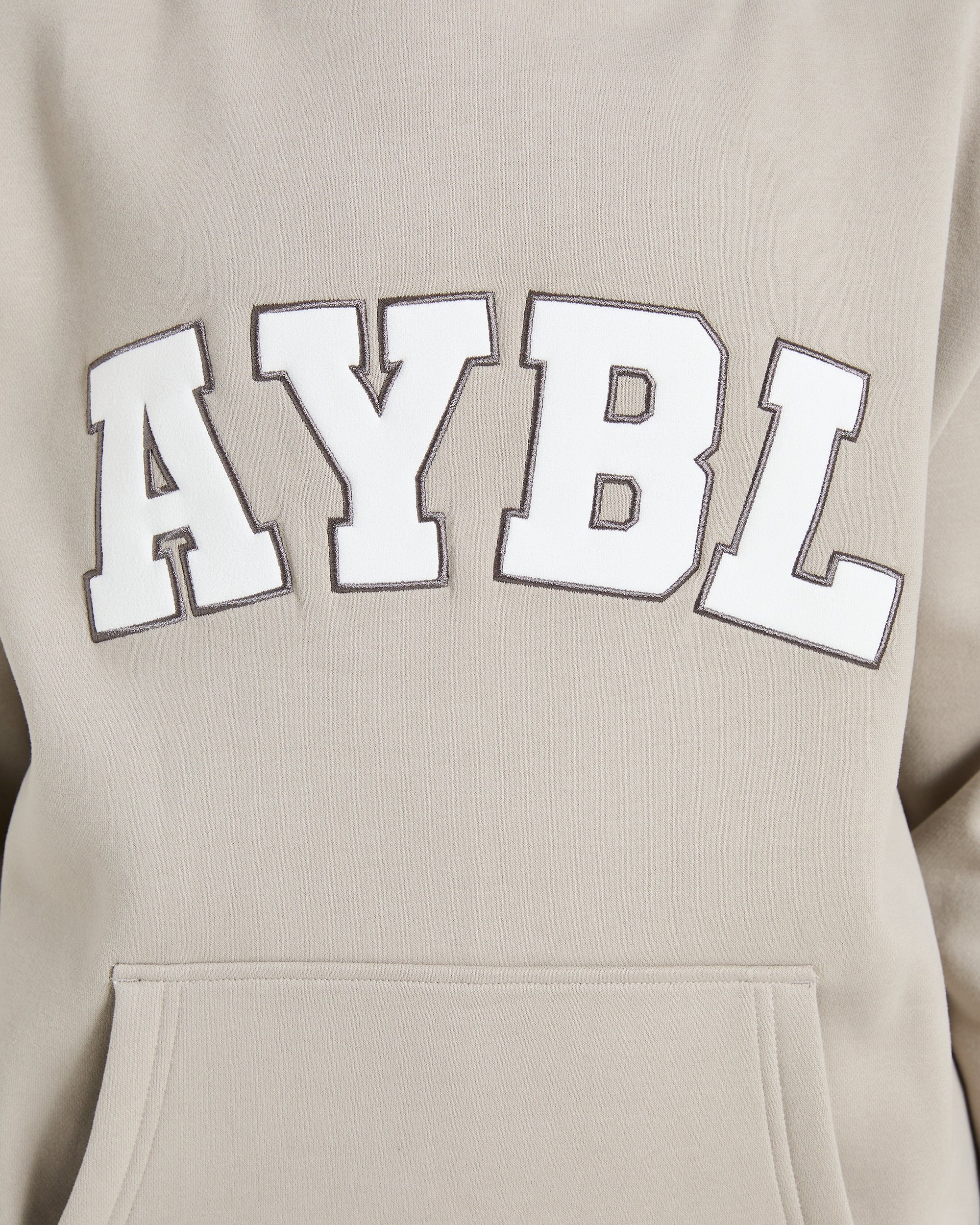 Varsity 2.0 Oversized Hoodie - Taupe