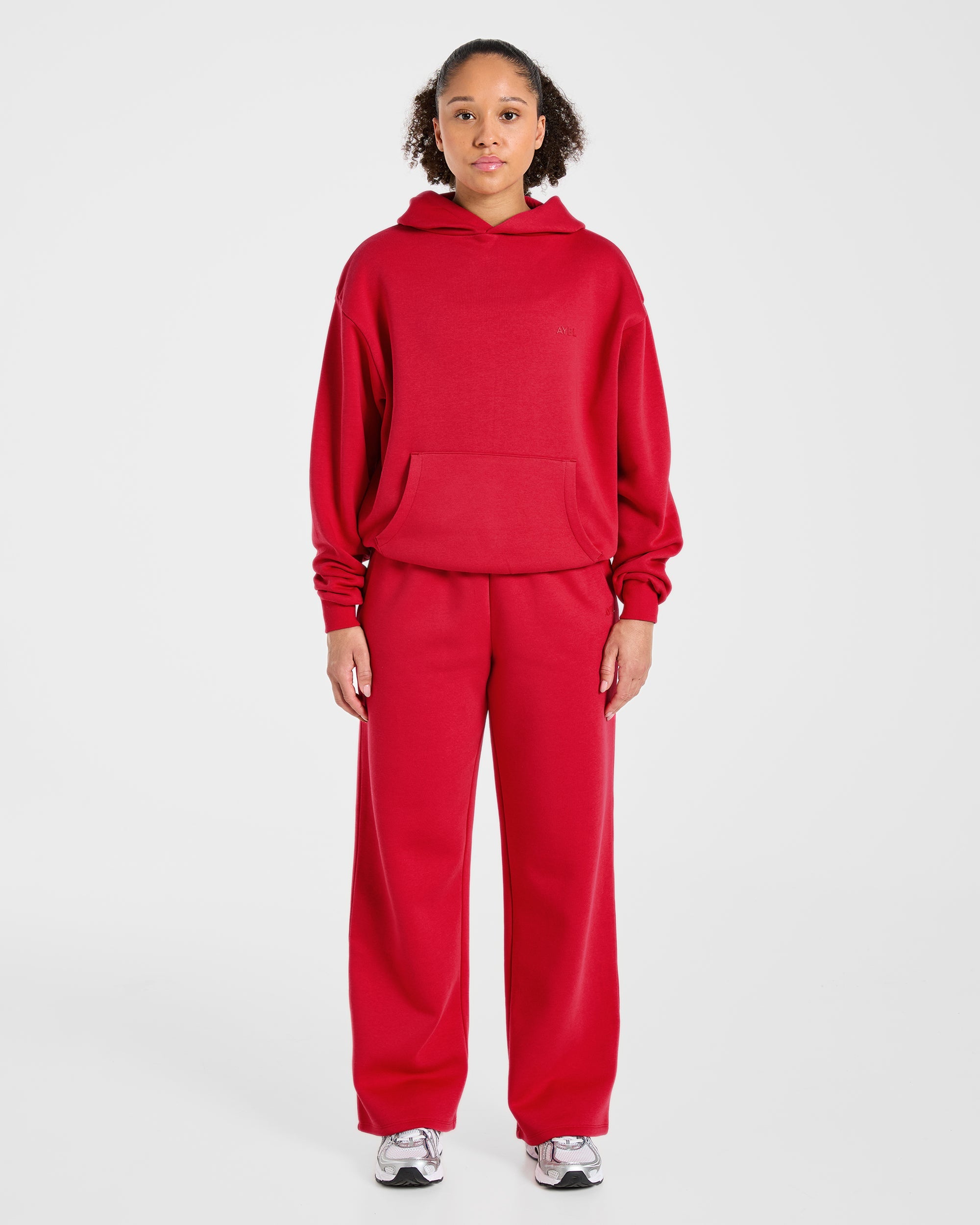 Lifestyle Oversized Hoodie - Rood