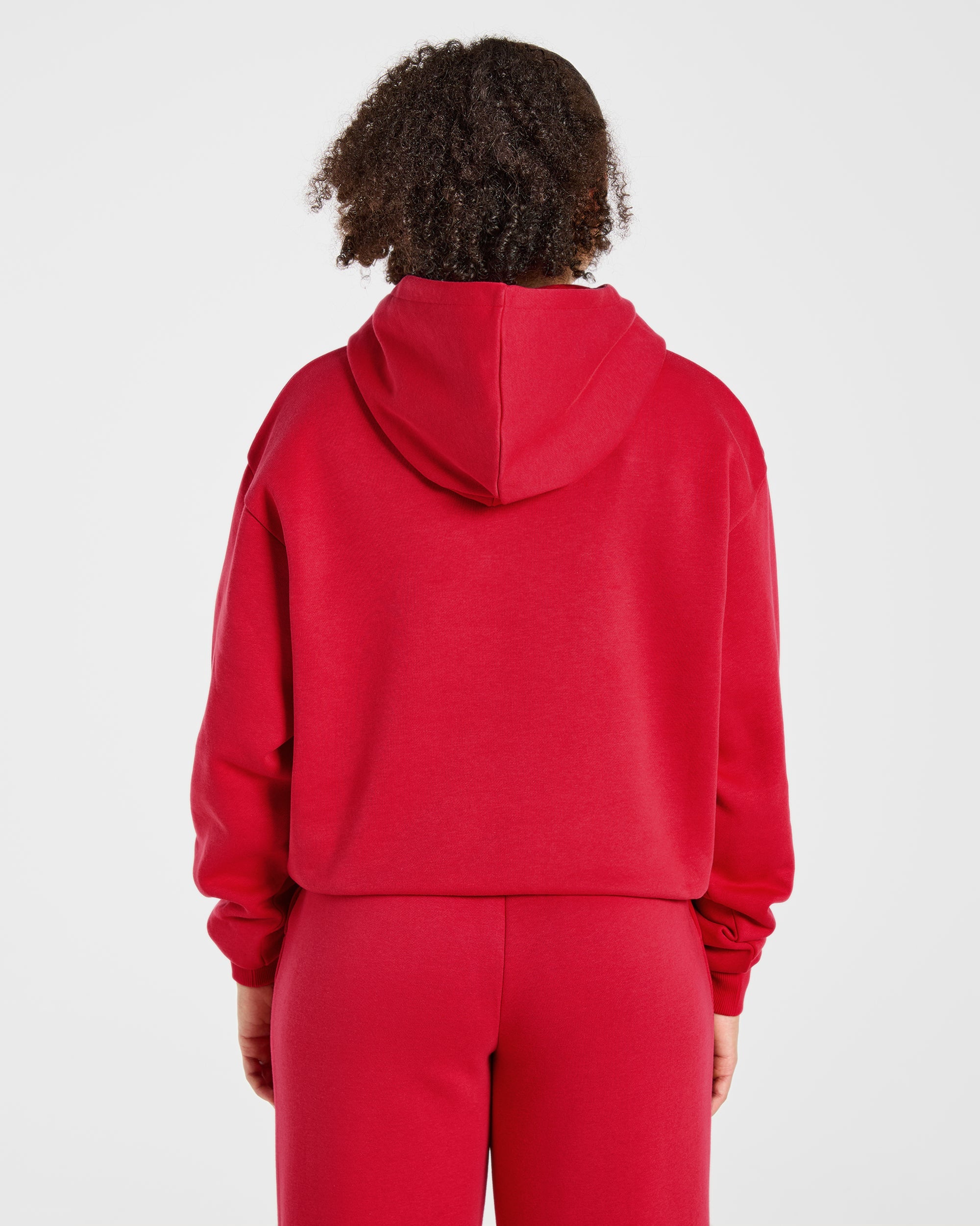 Lifestyle Oversized Hoodie - Rood