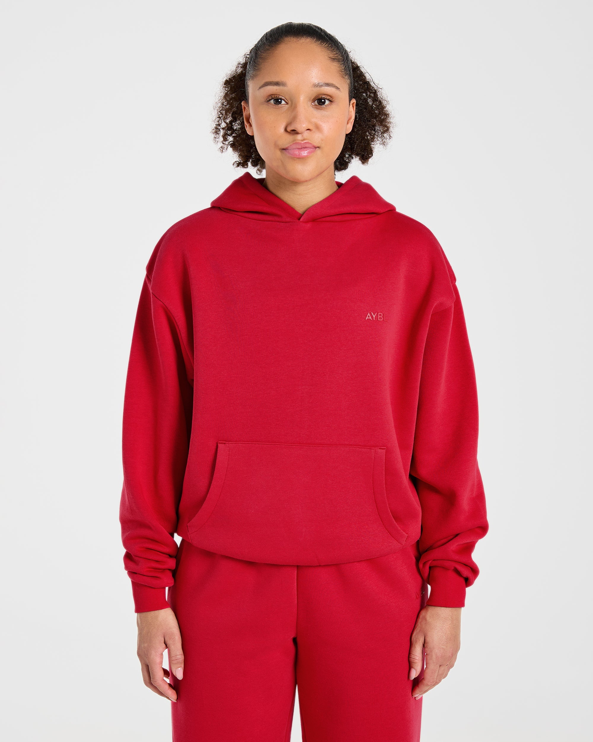 Lifestyle Oversized Hoodie - Rood