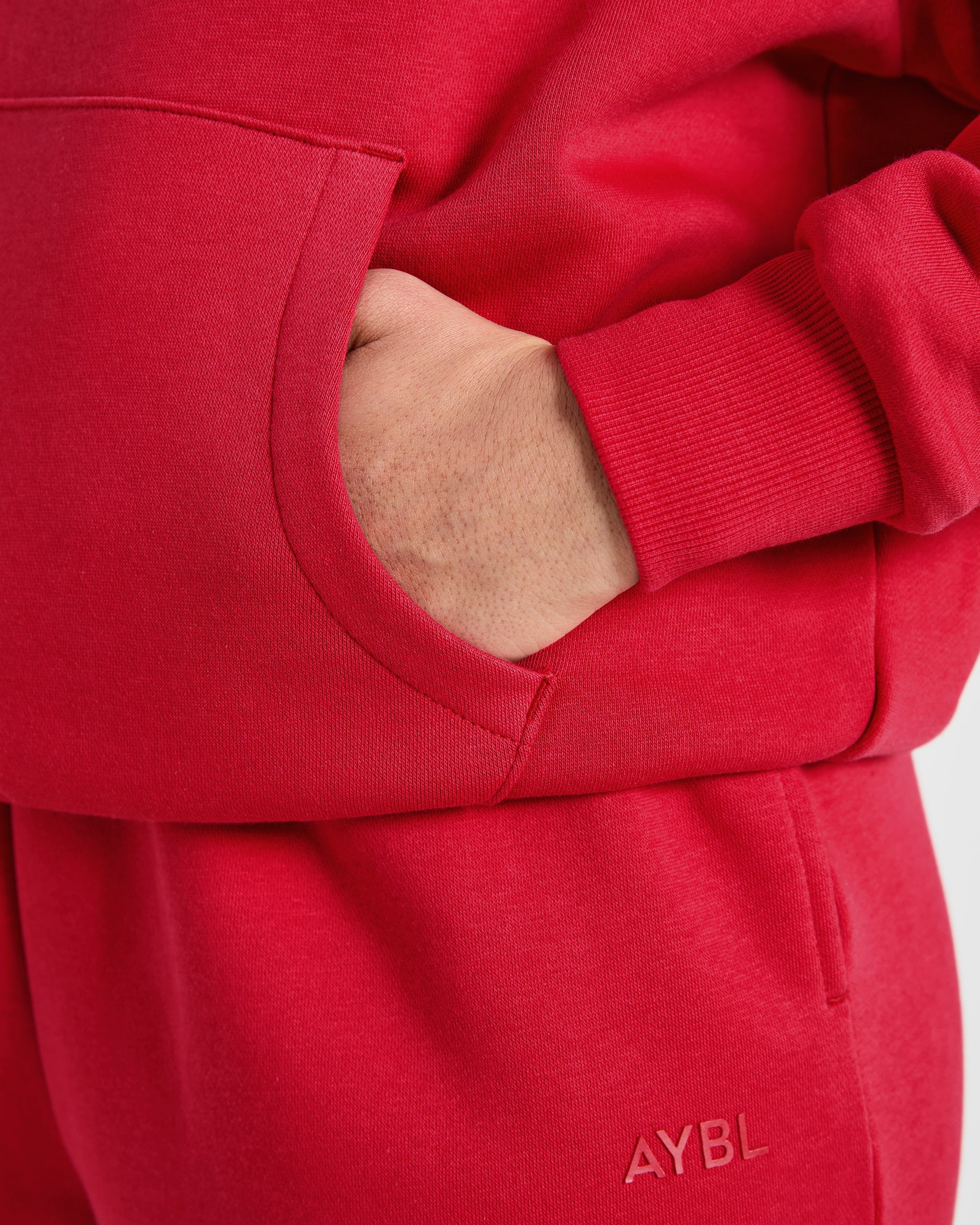 Lifestyle Oversized Hoodie - Rood