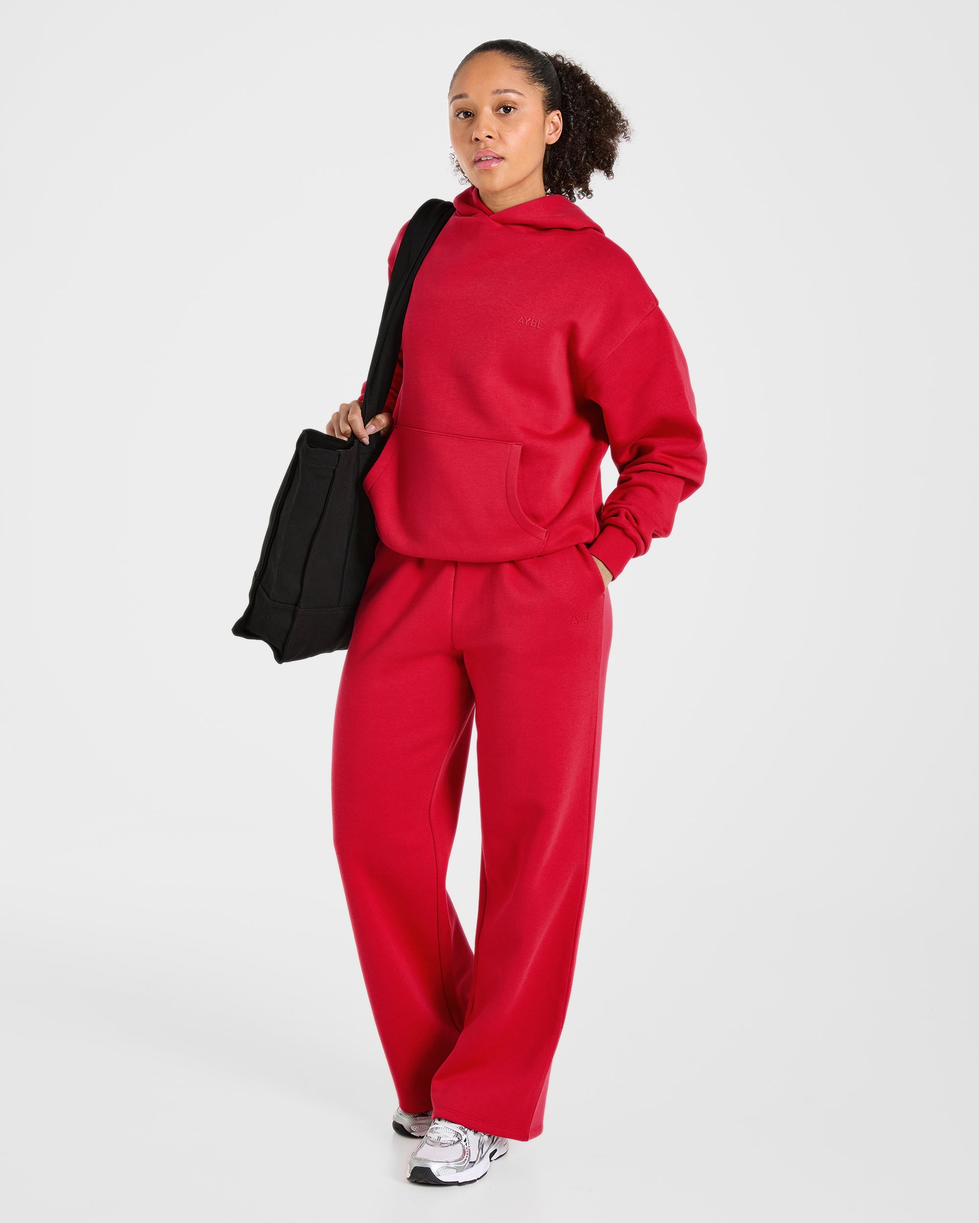 Lifestyle Oversized Hoodie - Rood