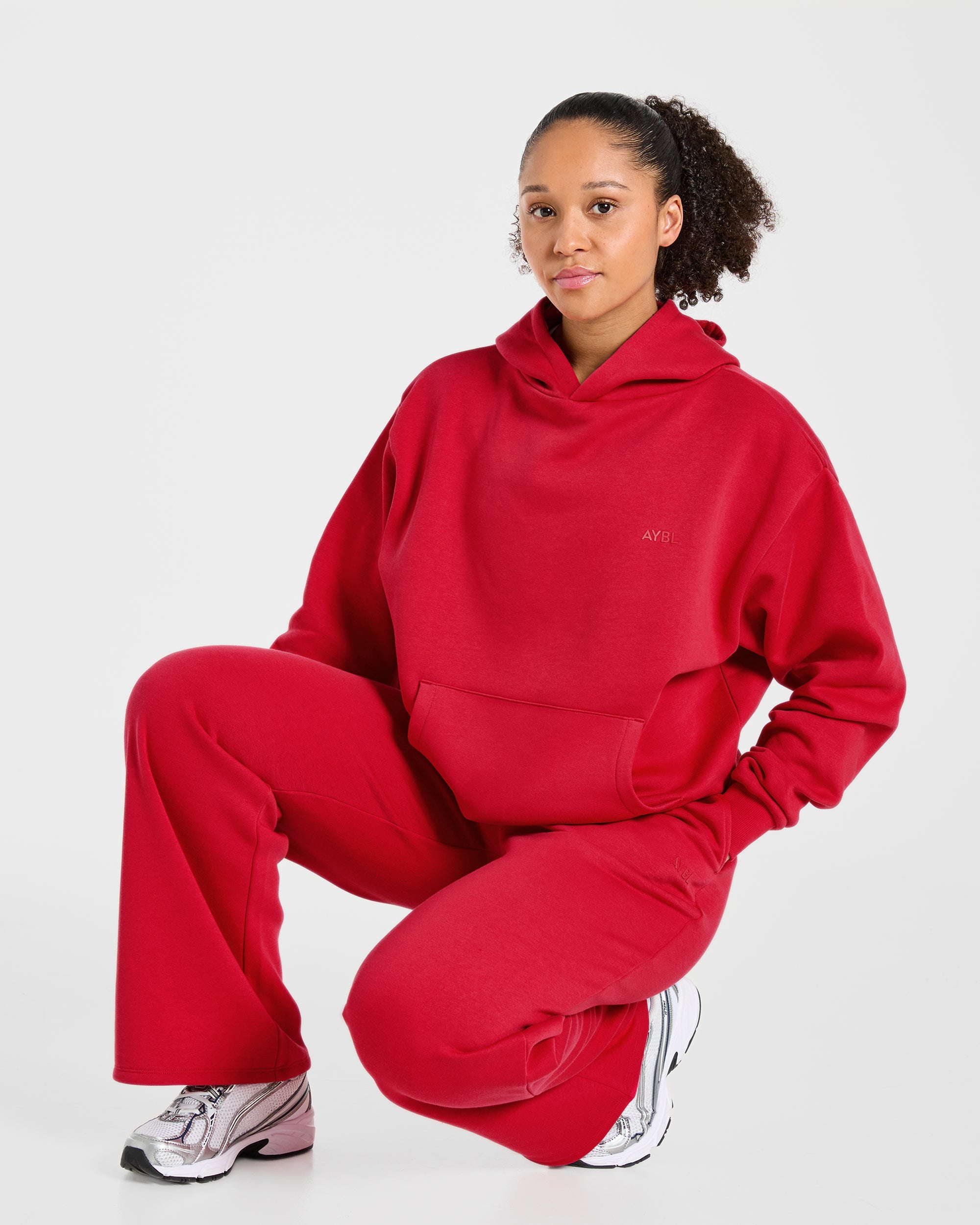 Lifestyle Oversized Hoodie - Rood