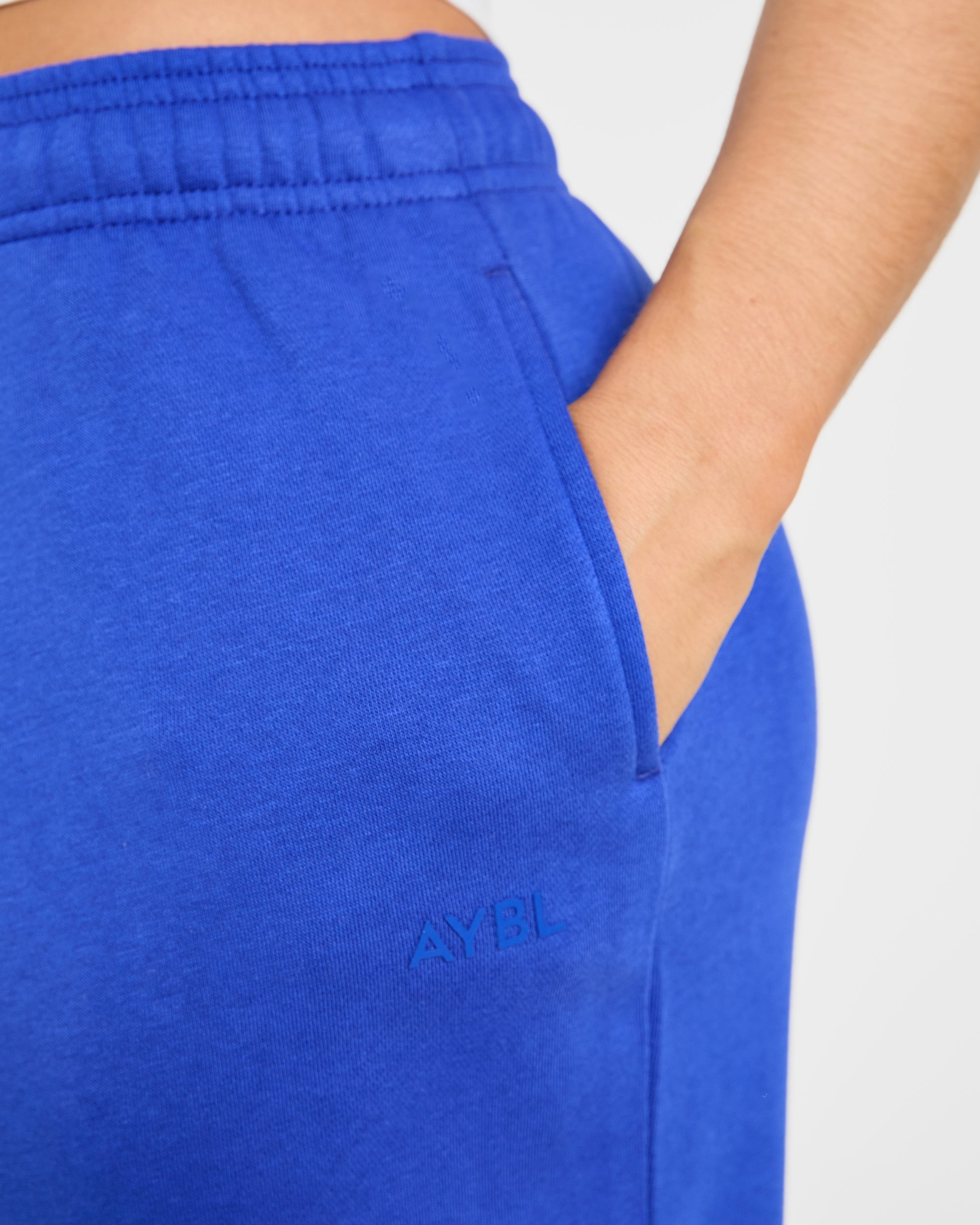 Lifestyle Oversized Straight Leg Joggers - Cobalt