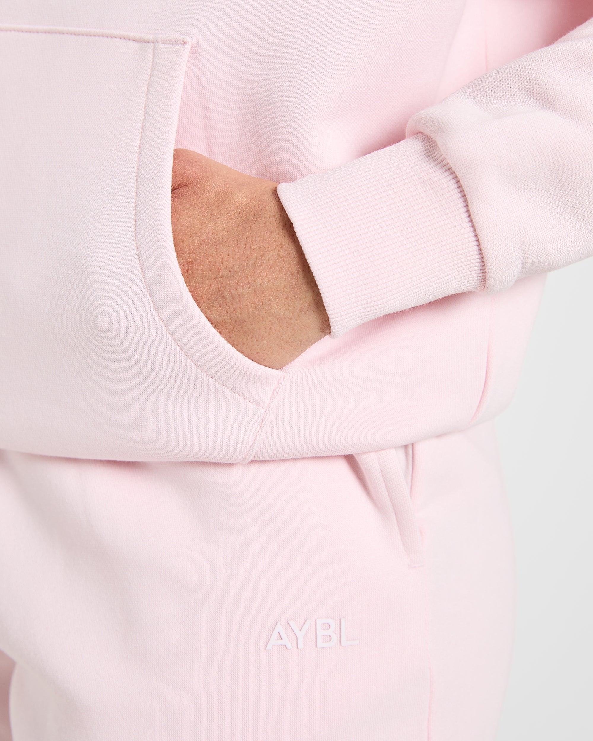 Lifestyle Oversized Hoodie - Pastel Roze