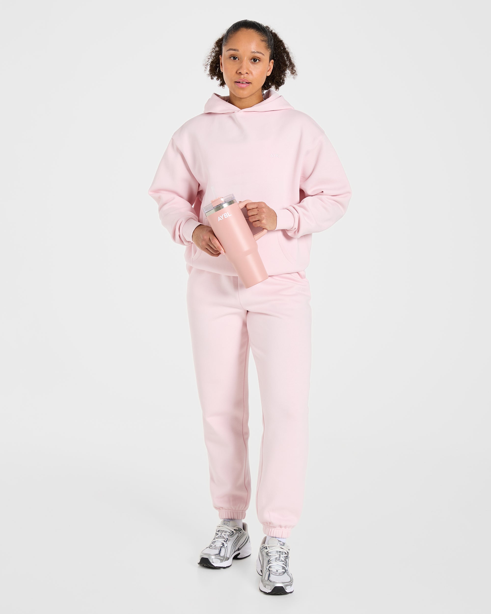 Lifestyle Oversized Hoodie - Pastel Roze