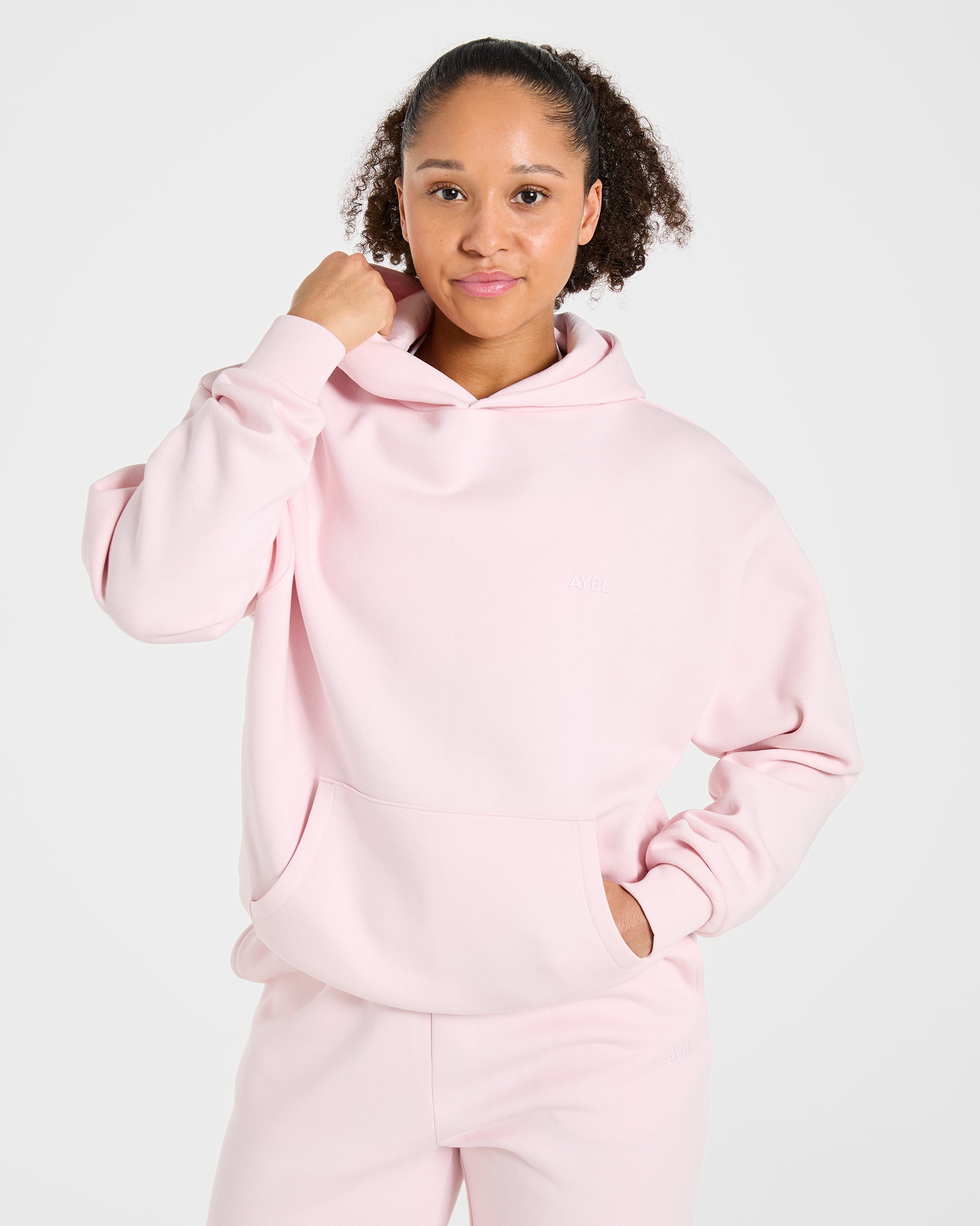 Lifestyle Oversized Hoodie - Pastel Roze