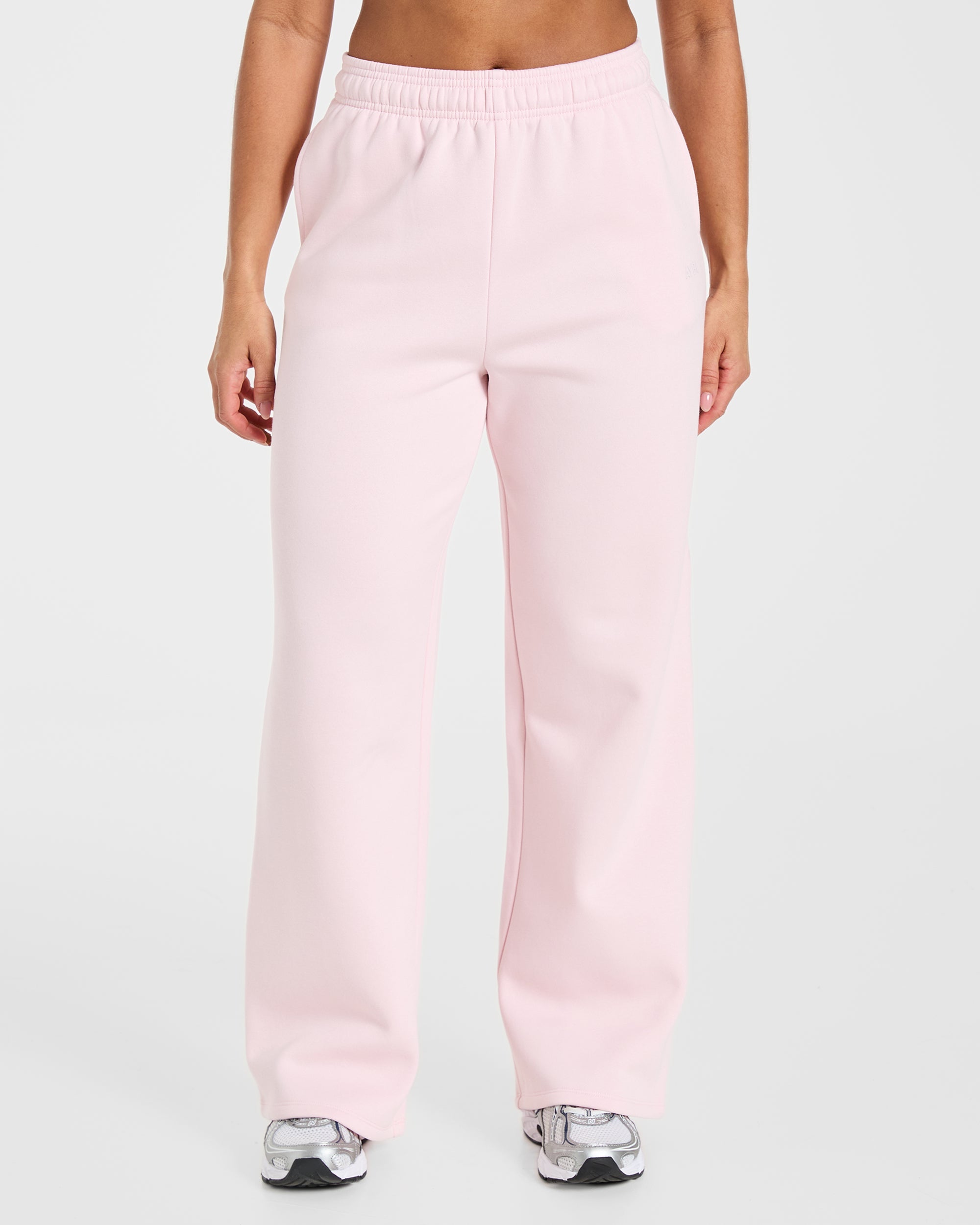 Lifestyle Oversized Straight Leg Joggers - Pastel Roze