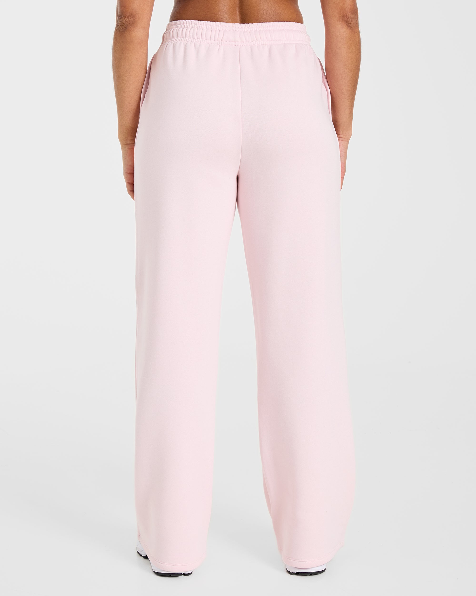 Lifestyle Oversized Straight Leg Joggers - Pastel Roze