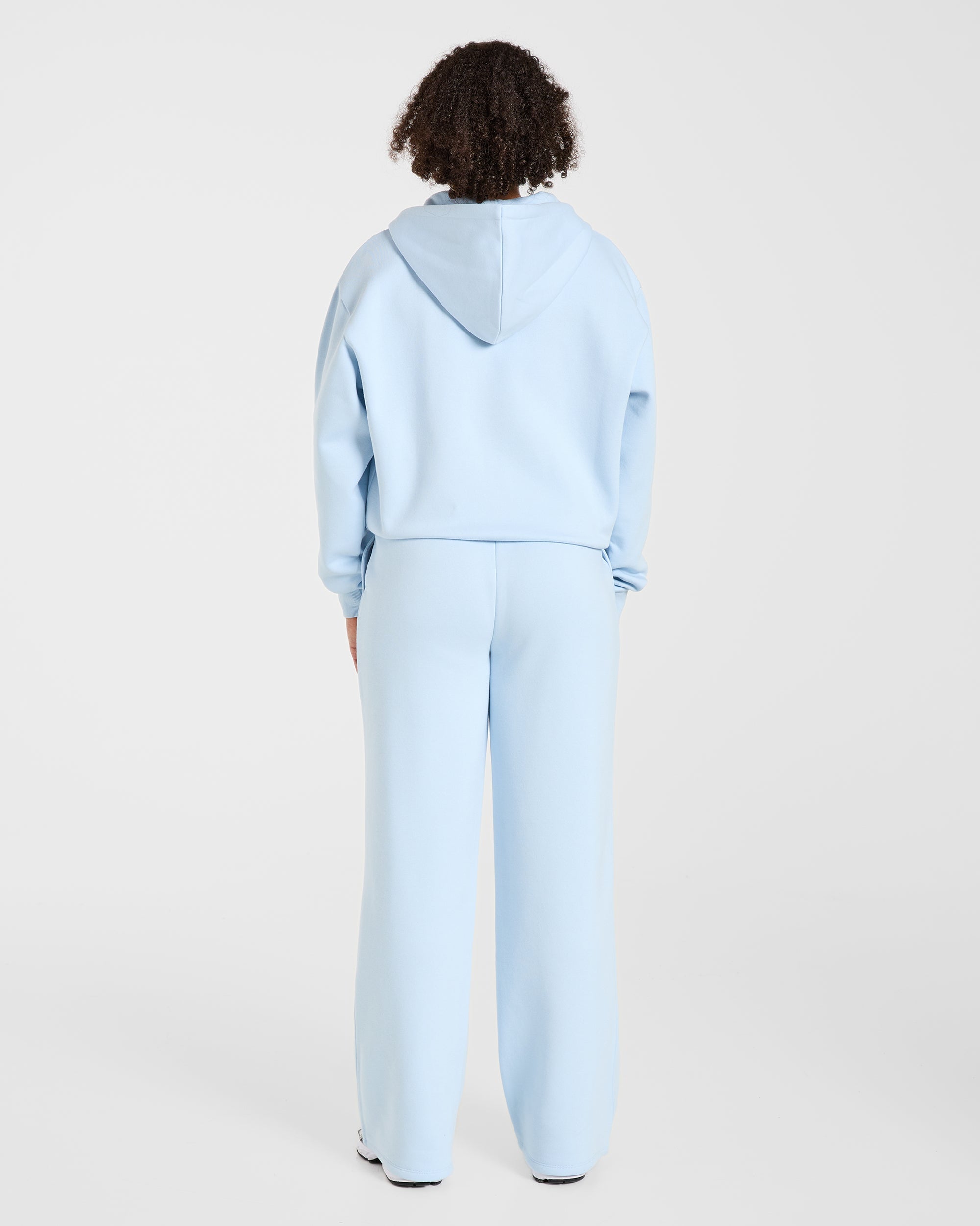 Lifestyle Oversized Zip Up Hoodie - Spring Blauw