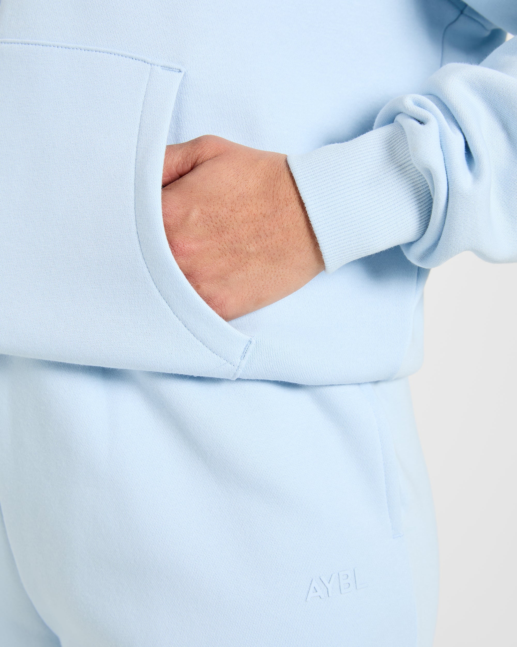 Lifestyle Oversized Zip Up Hoodie - Spring Blauw