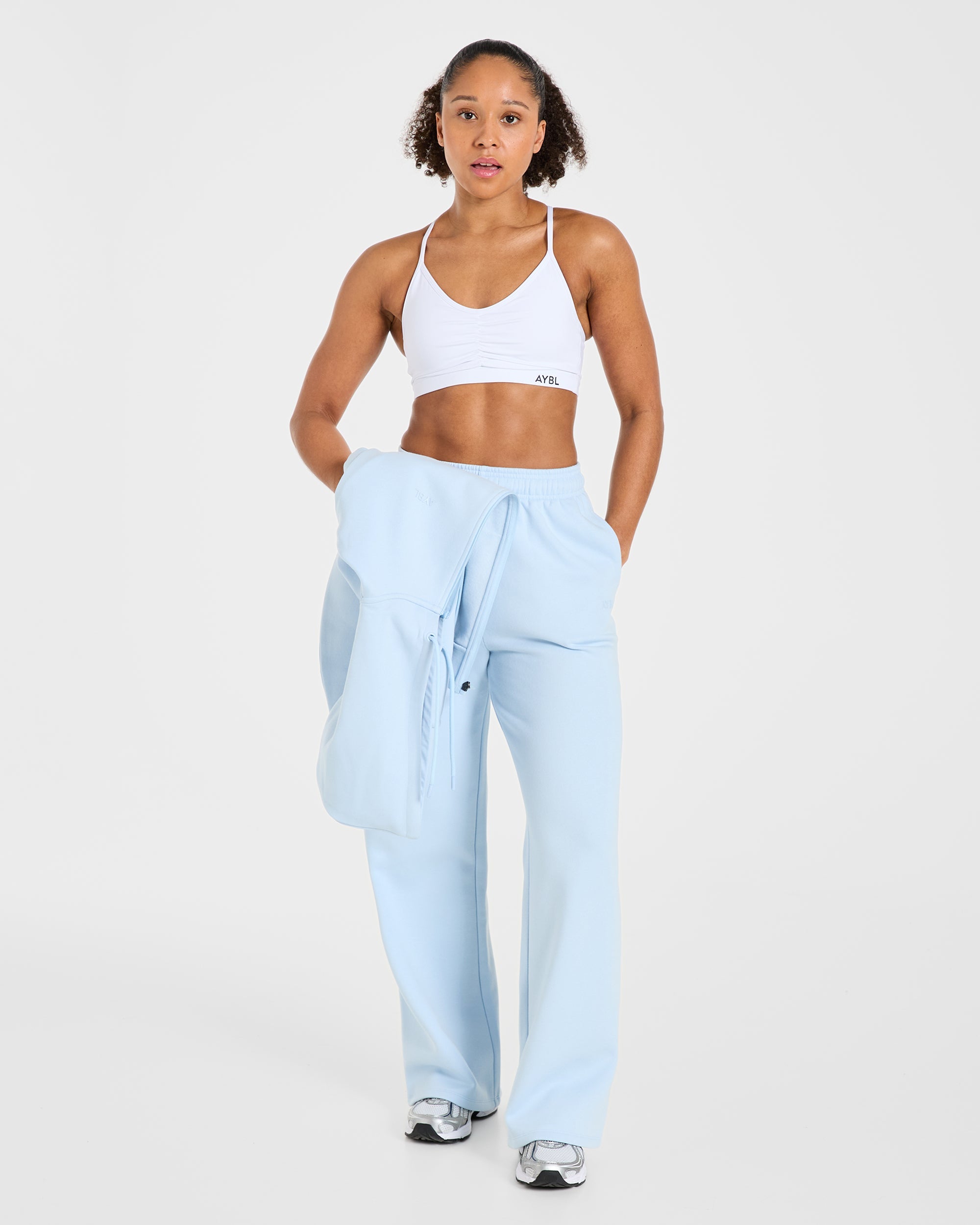Lifestyle Oversized Straight Leg Joggers - Spring Blauw