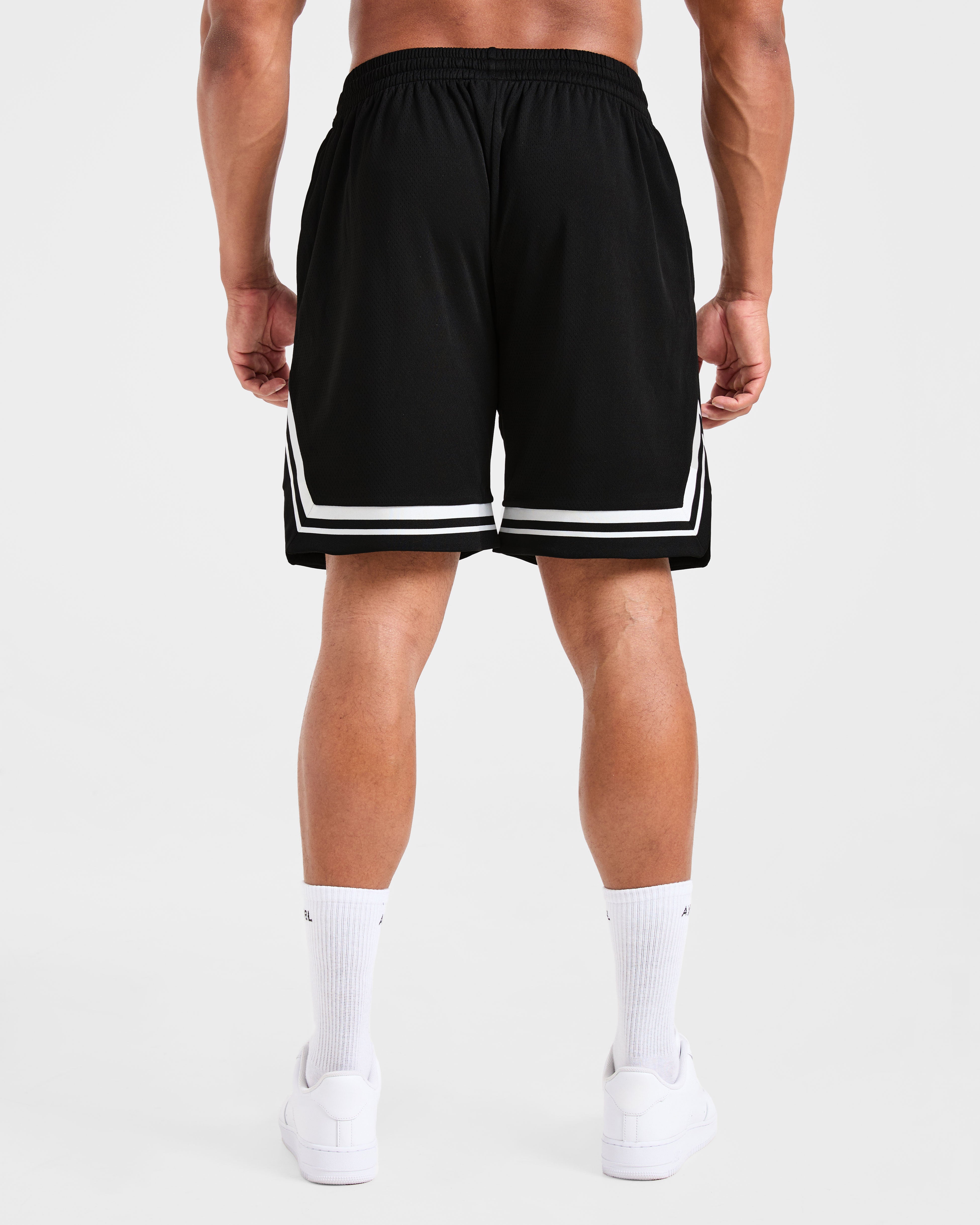 Rebound Stripe Shorts - Zwart