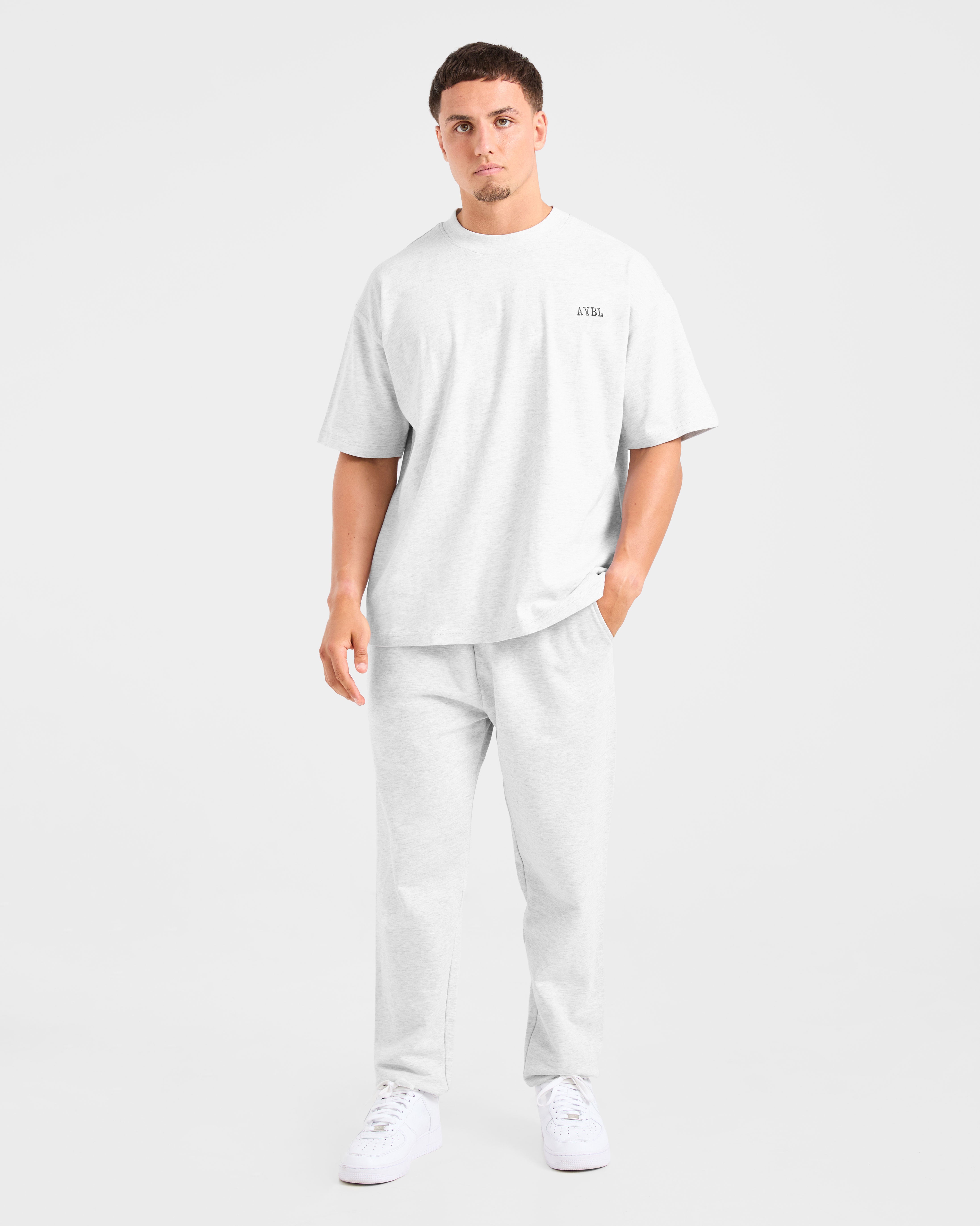 Lifting Essentials Oversized T Shirt - Grijs Marl