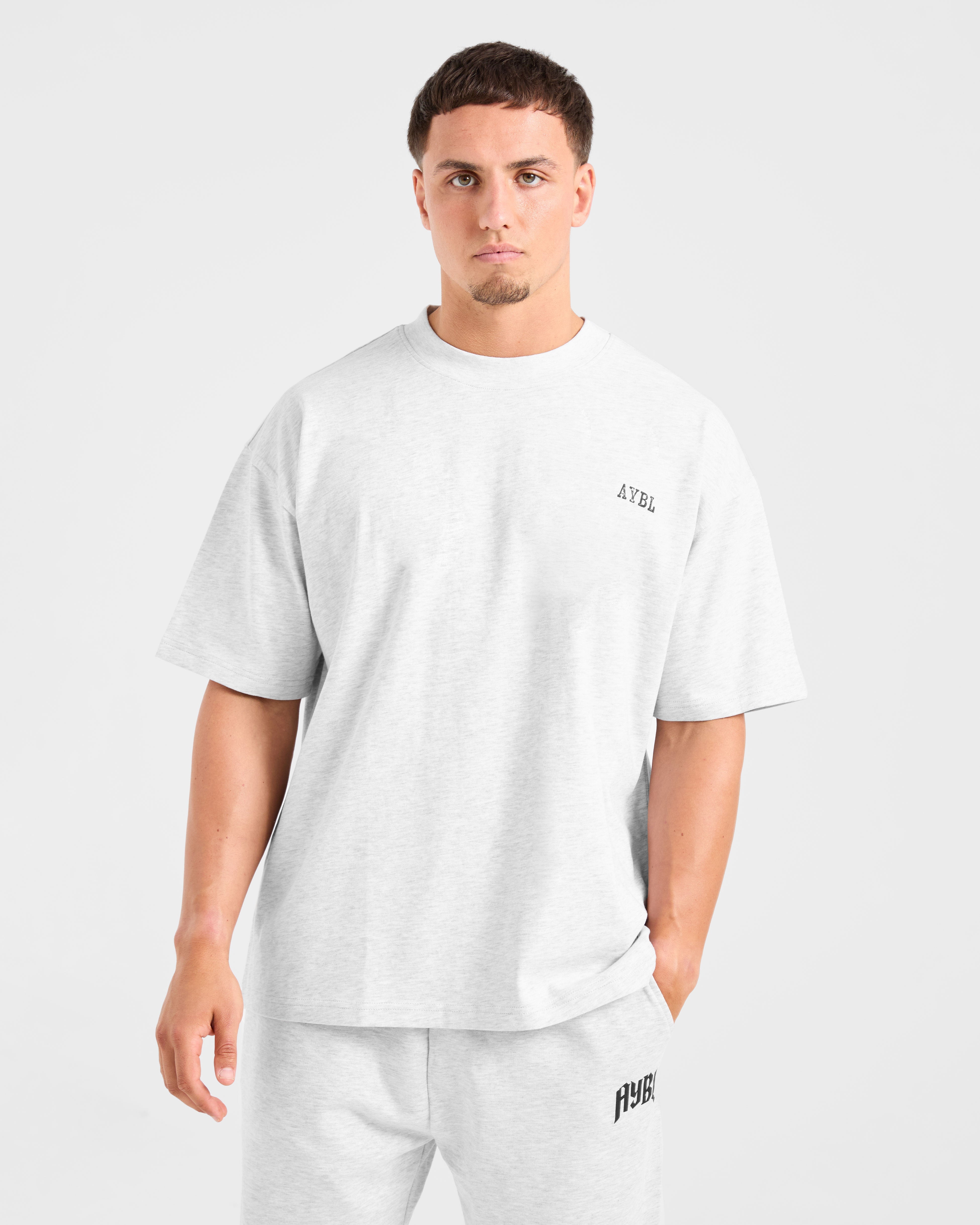 Lifting Essentials Oversized T Shirt - Grijs Marl