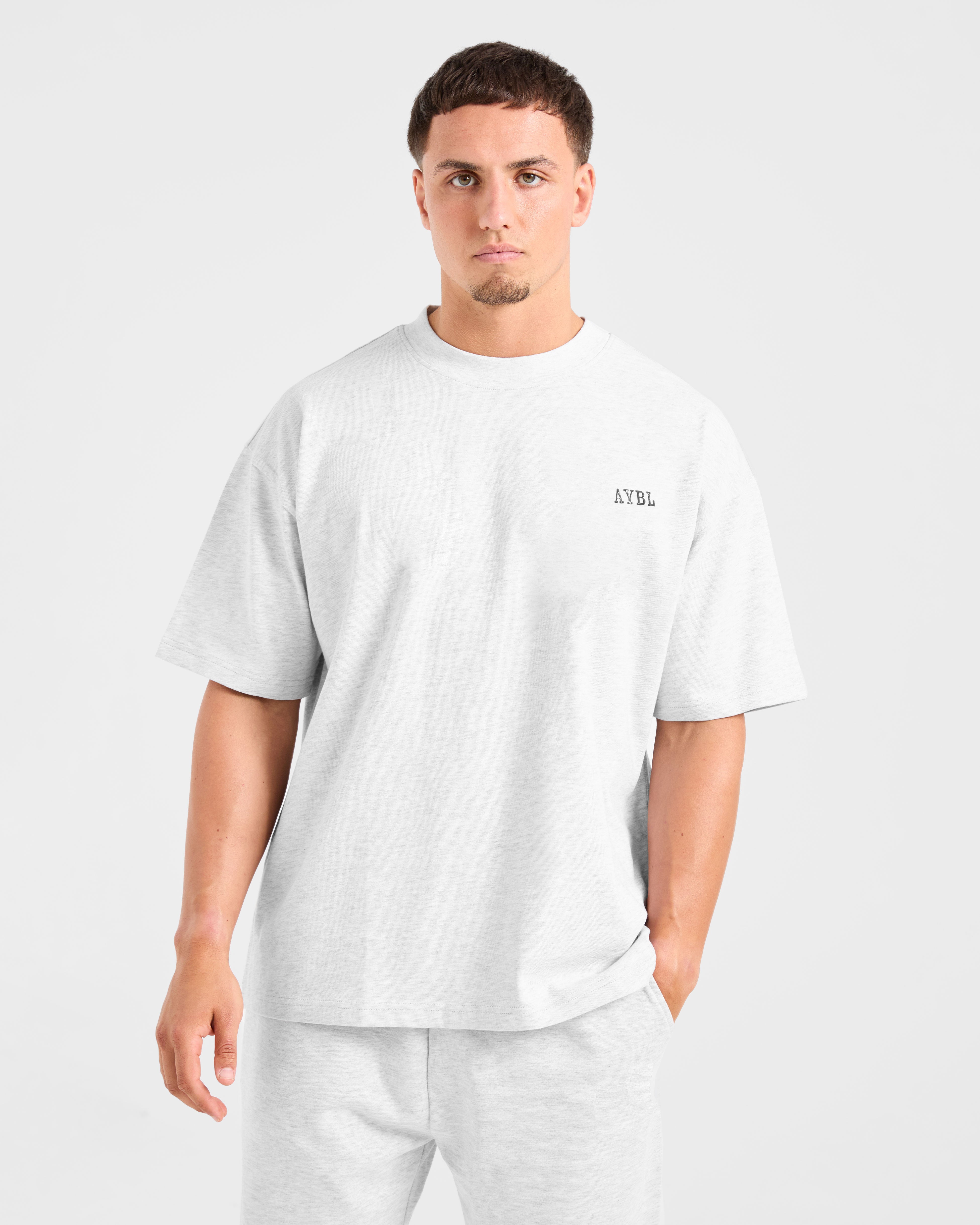 Lifting Essentials Oversized T Shirt - Grijs Marl