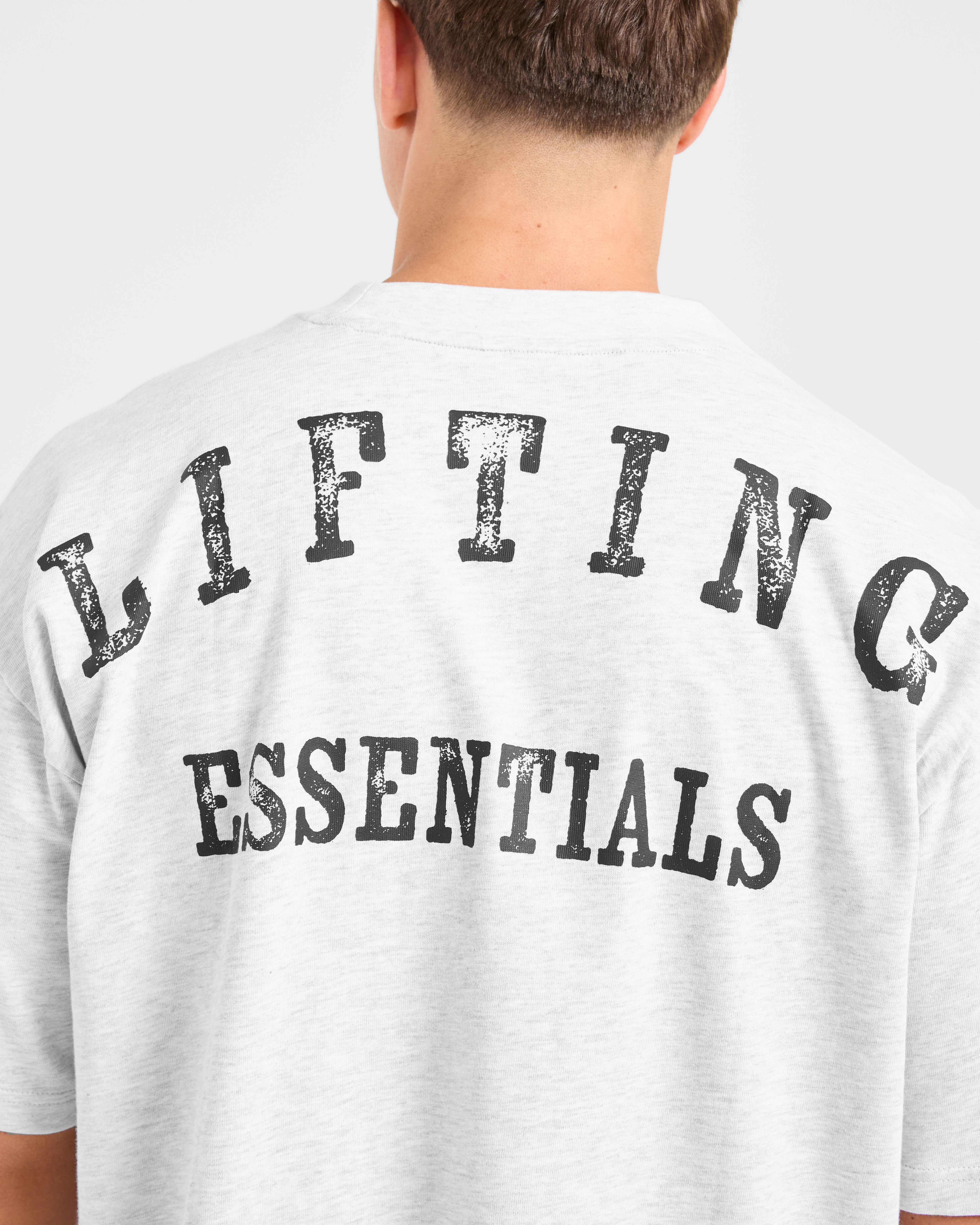 Lifting Essentials Oversized T Shirt - Grijs Marl