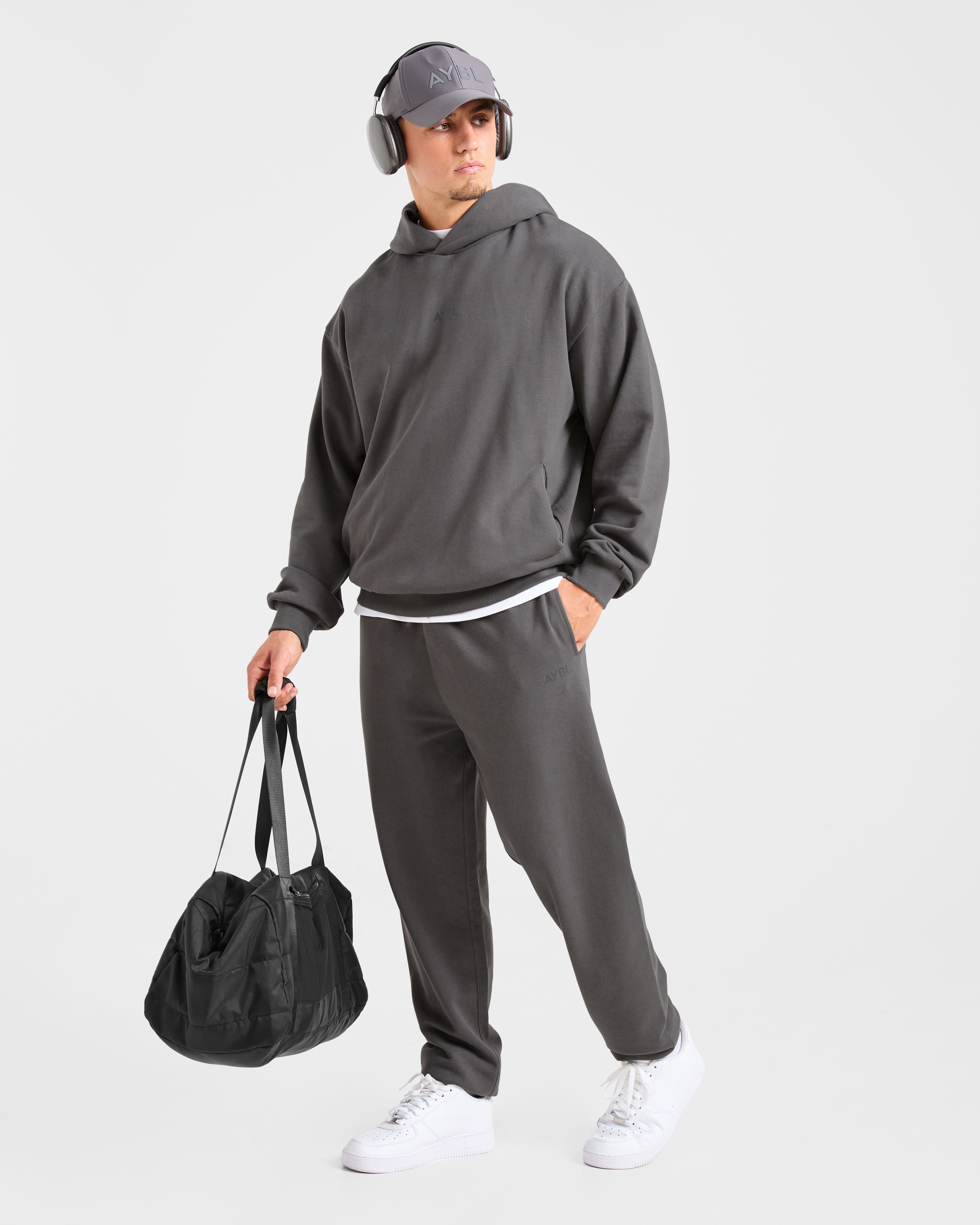 Craft Oversized Hoodie - Charcoal