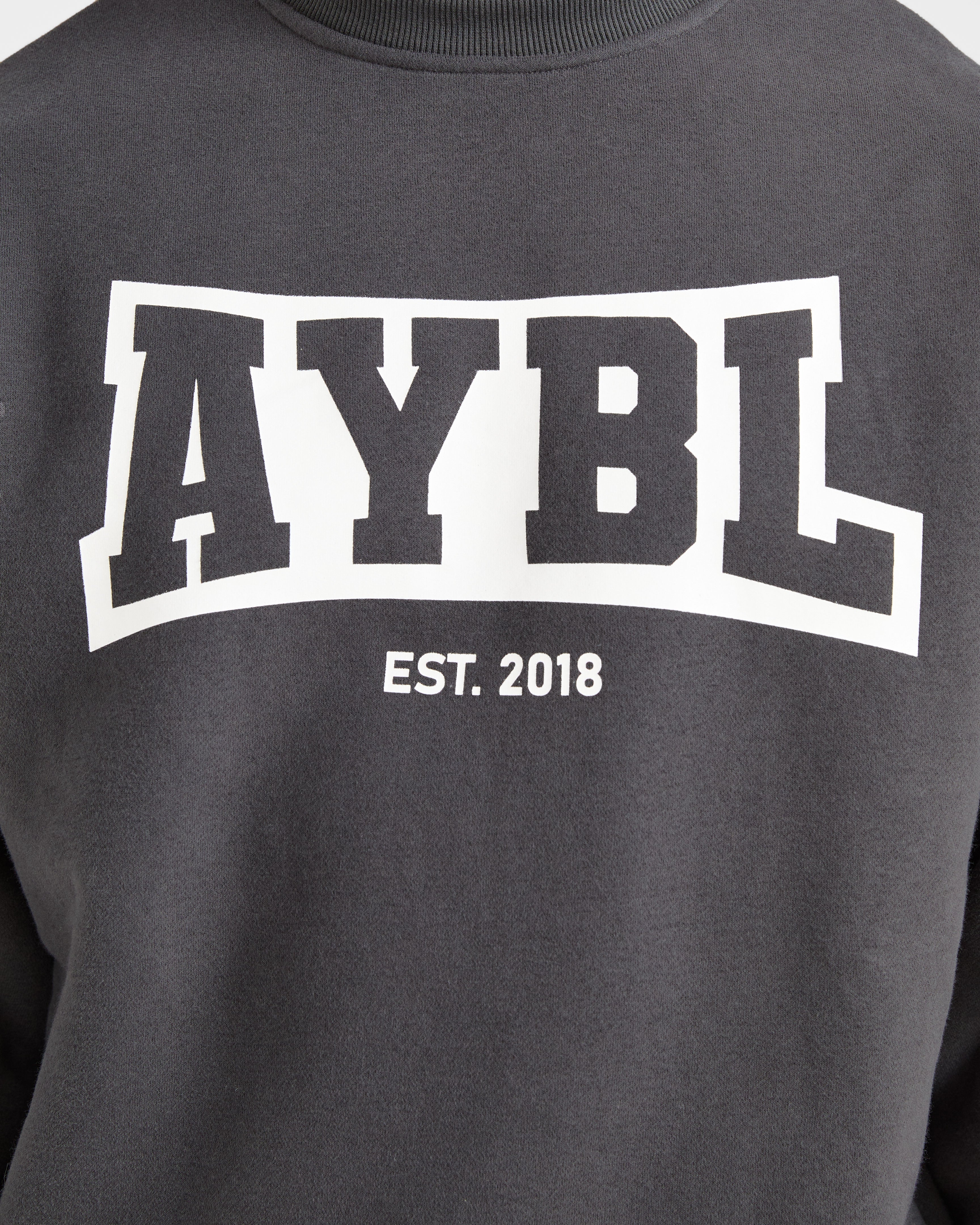 Academy Oversized Sweater - Charcoal