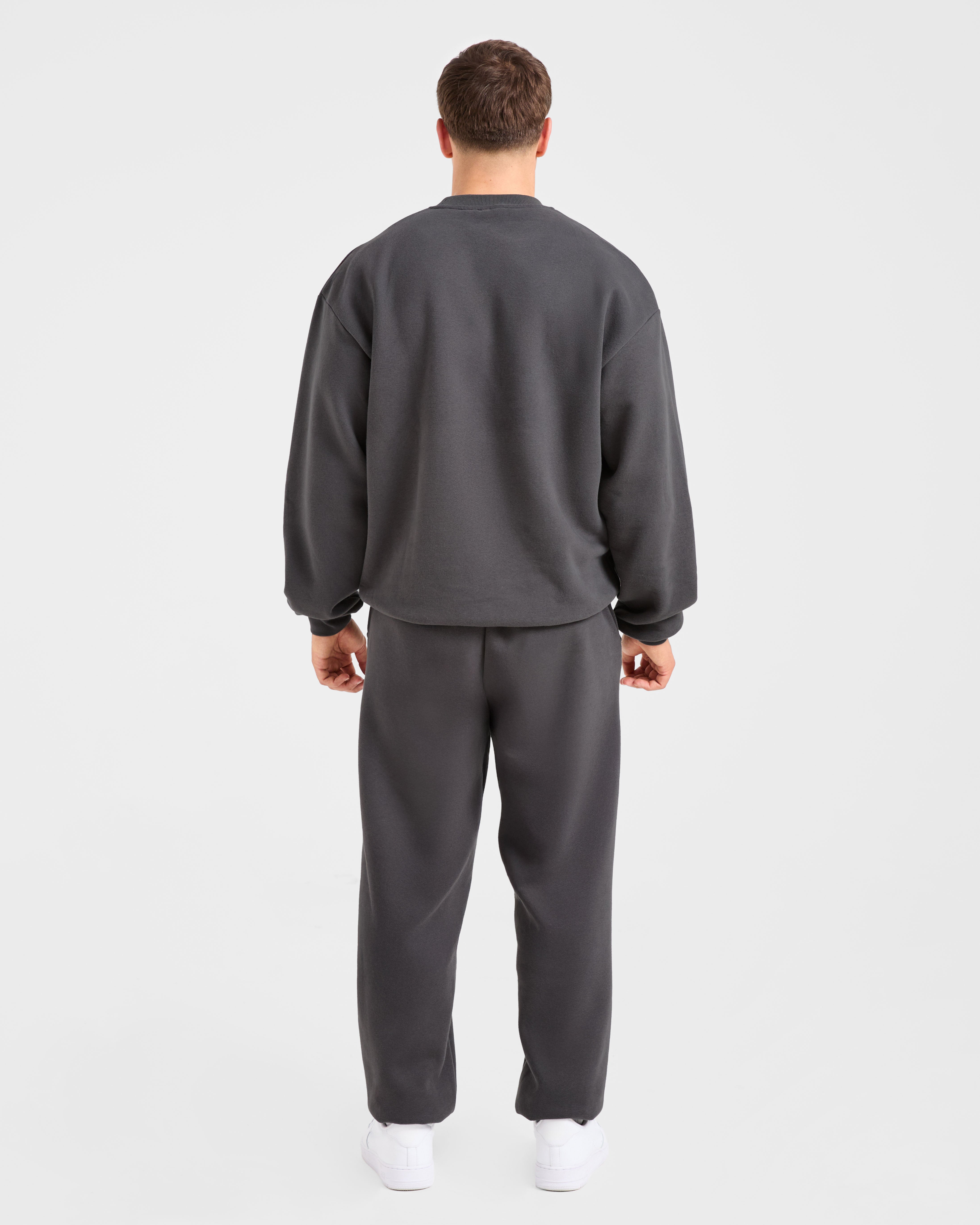 Academy Oversized Sweater - Charcoal