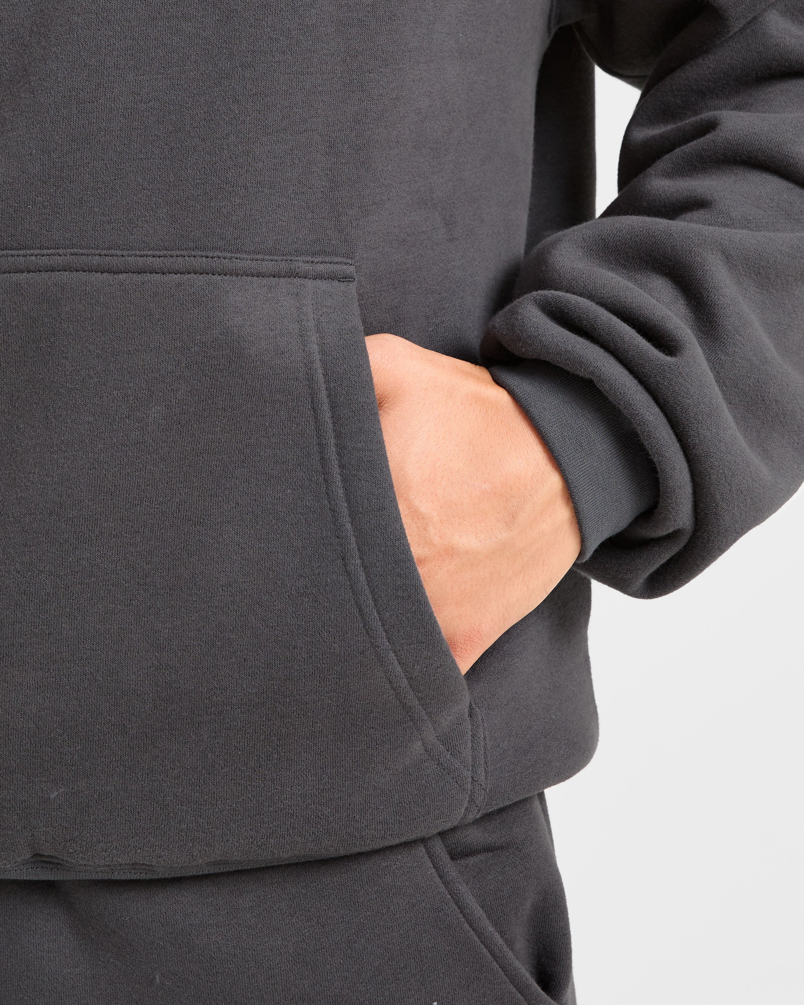 Academy Oversized Hoodie - Charcoal