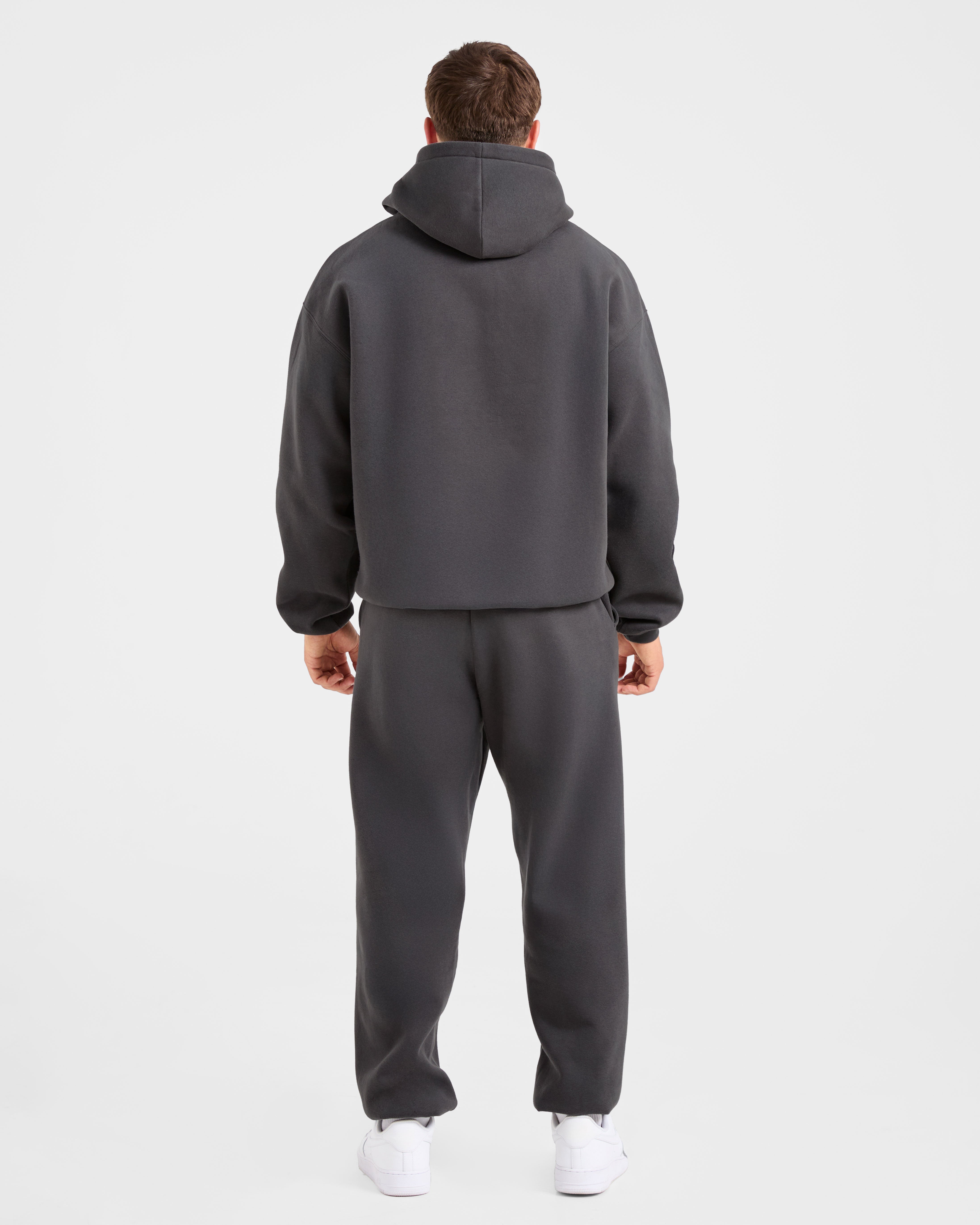 Academy Oversized Hoodie - Charcoal