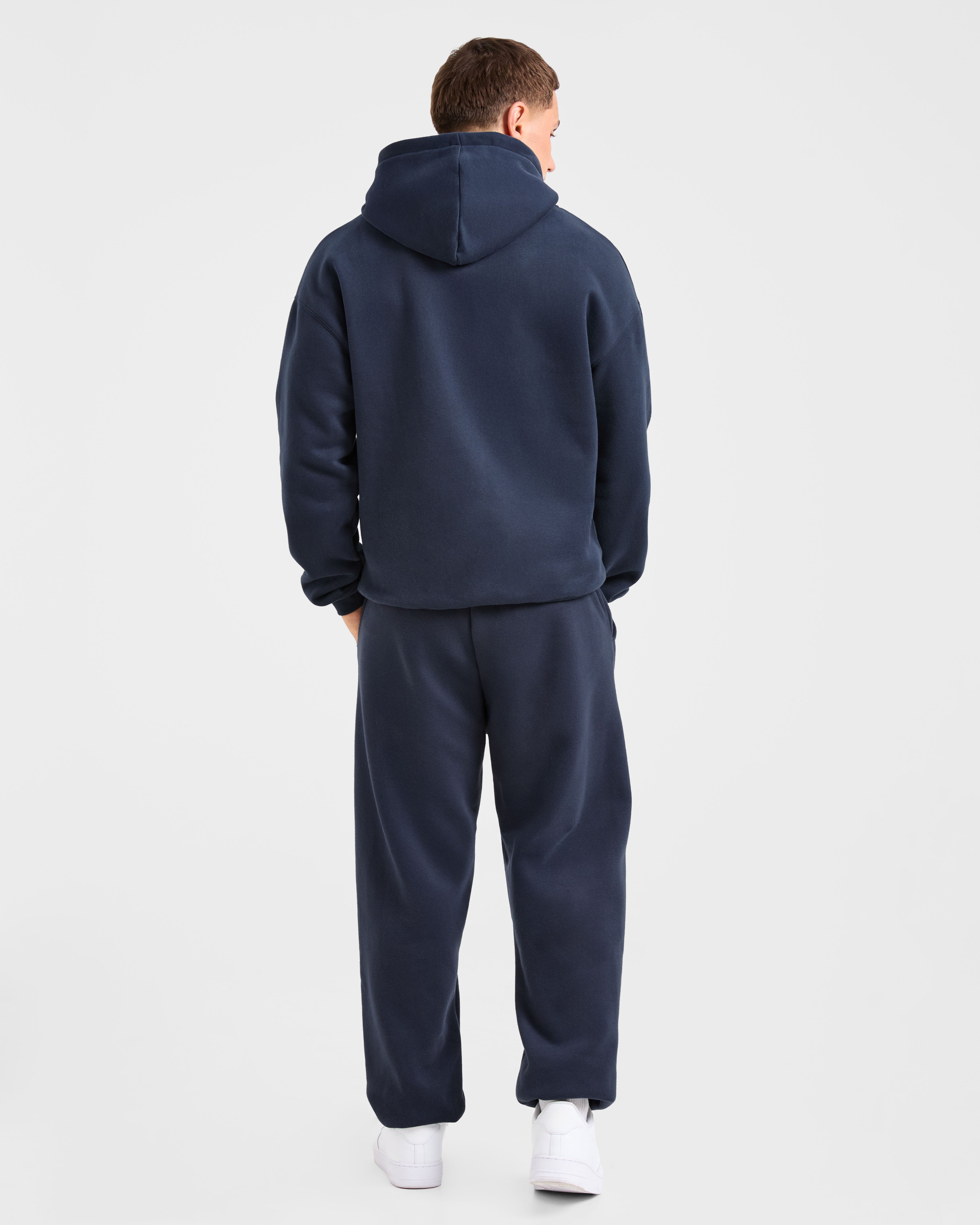 Academy Oversized Hoodie - Navy