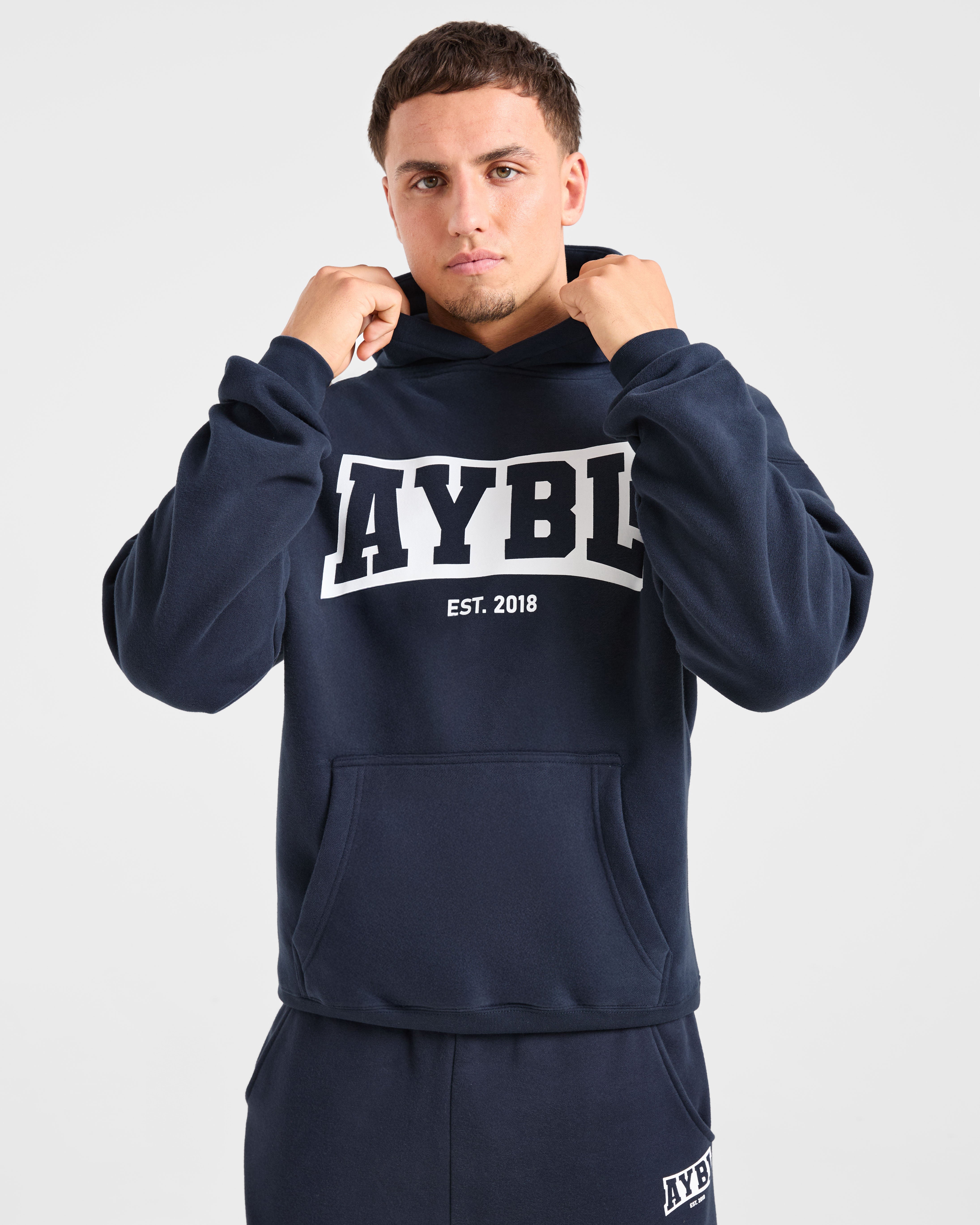 Academy Oversized Hoodie - Navy