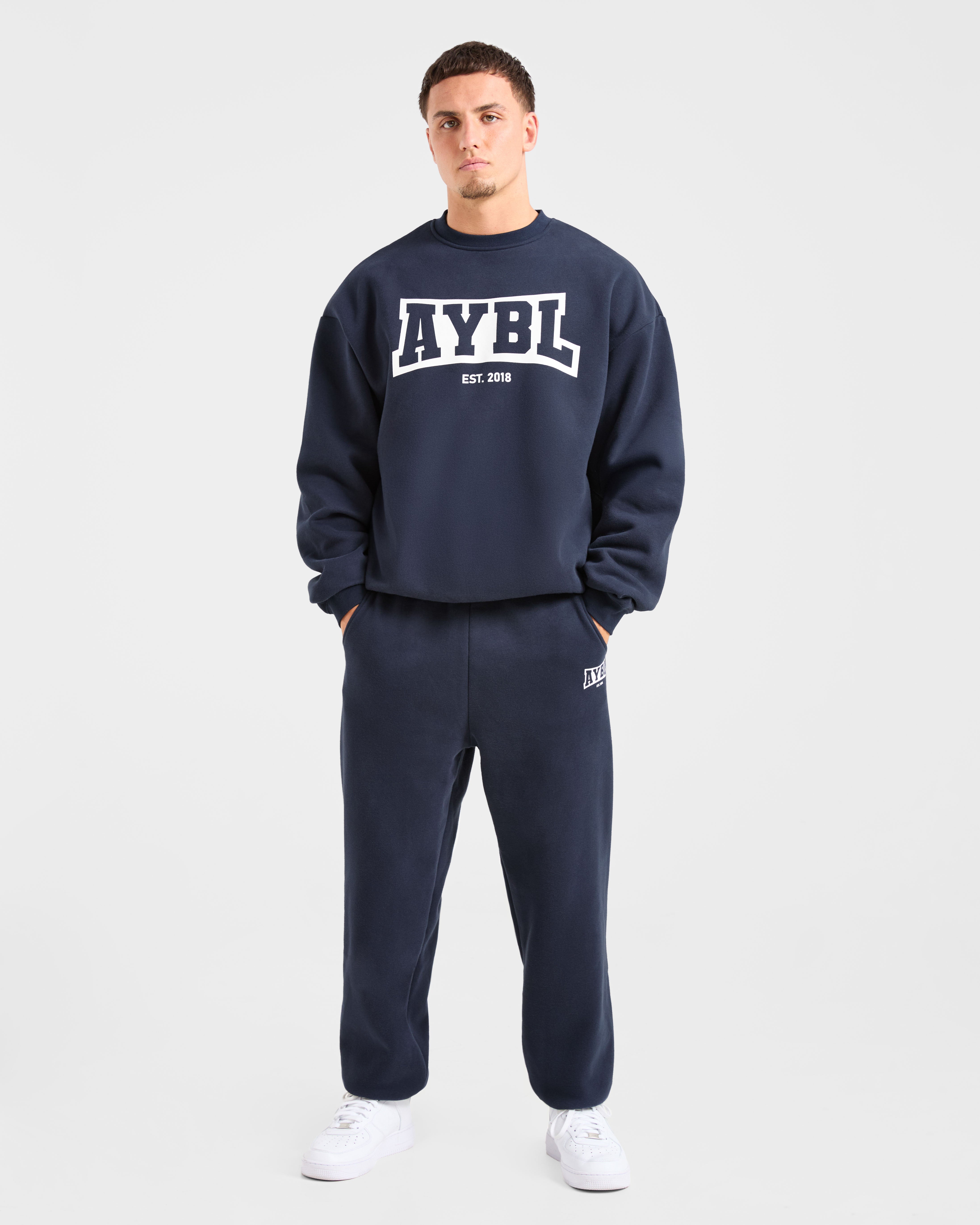 Academy Oversized Sweater - Navy